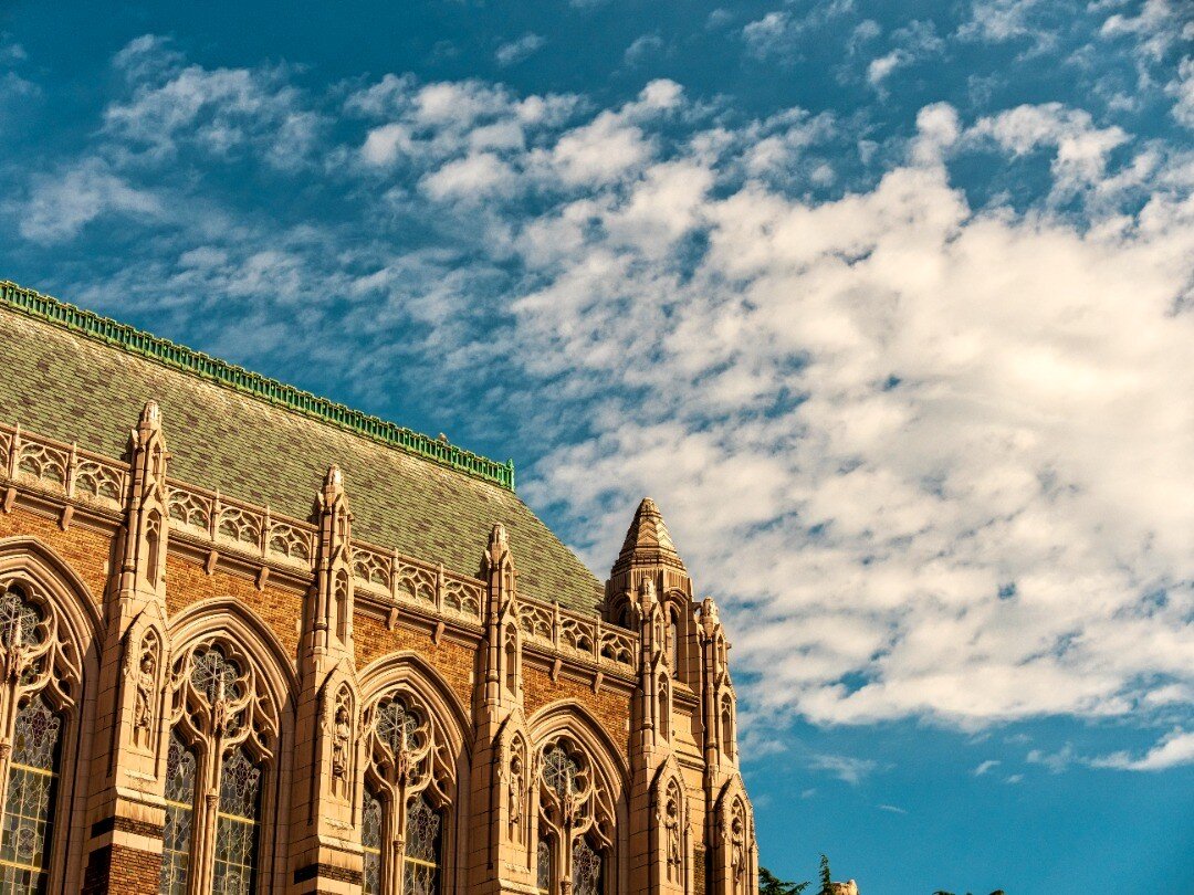 The &quot;cathedral of learning&quot; at the university of Washington is a library built in the 1920's and the brainchild of then president Henry Suzzallo. The gothic style building is now called the Suzzallo Library.
.
R
e
t
r
o
W
r
e
c
k
.
#retrowr