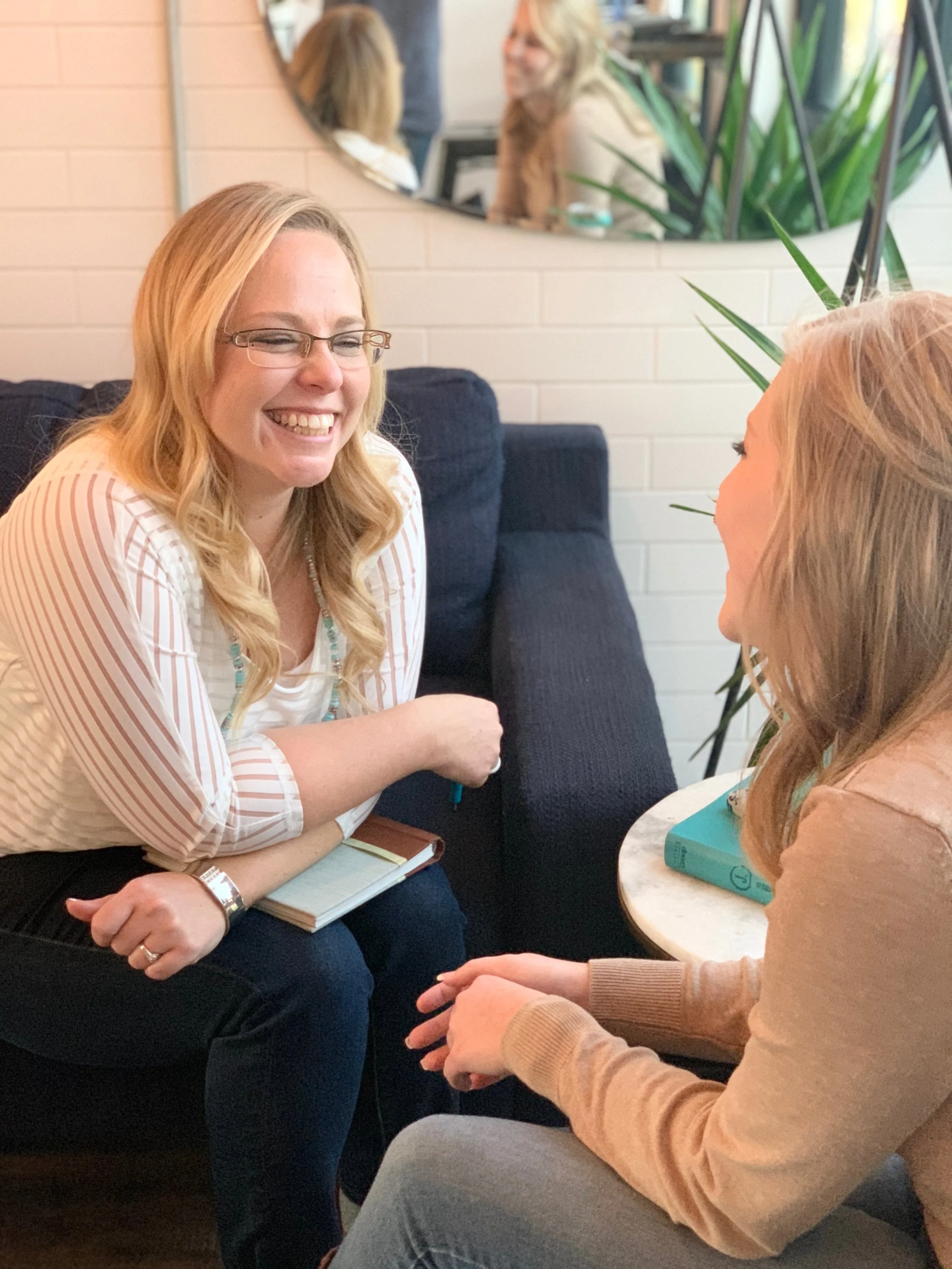 Wendy Jo coaching a young teenager girl