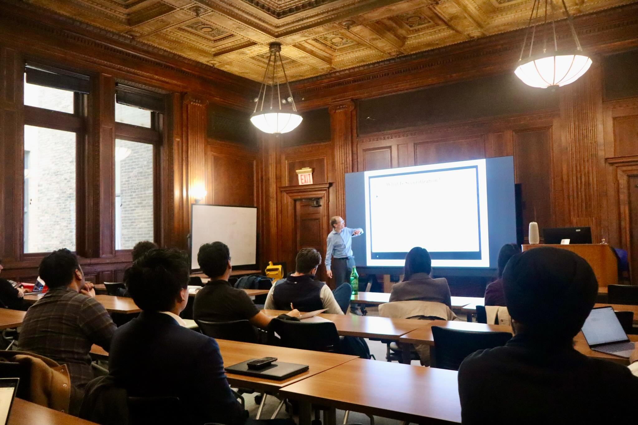 The Real Estate Finance Club was delighted to host an Introduction to Securitization workshop led by Baruch alum Alex Kreydin (&lsquo;08), Chief Risk Officer at Waterfall Asset Management.

Students explored the fundamentals of securitization, includ