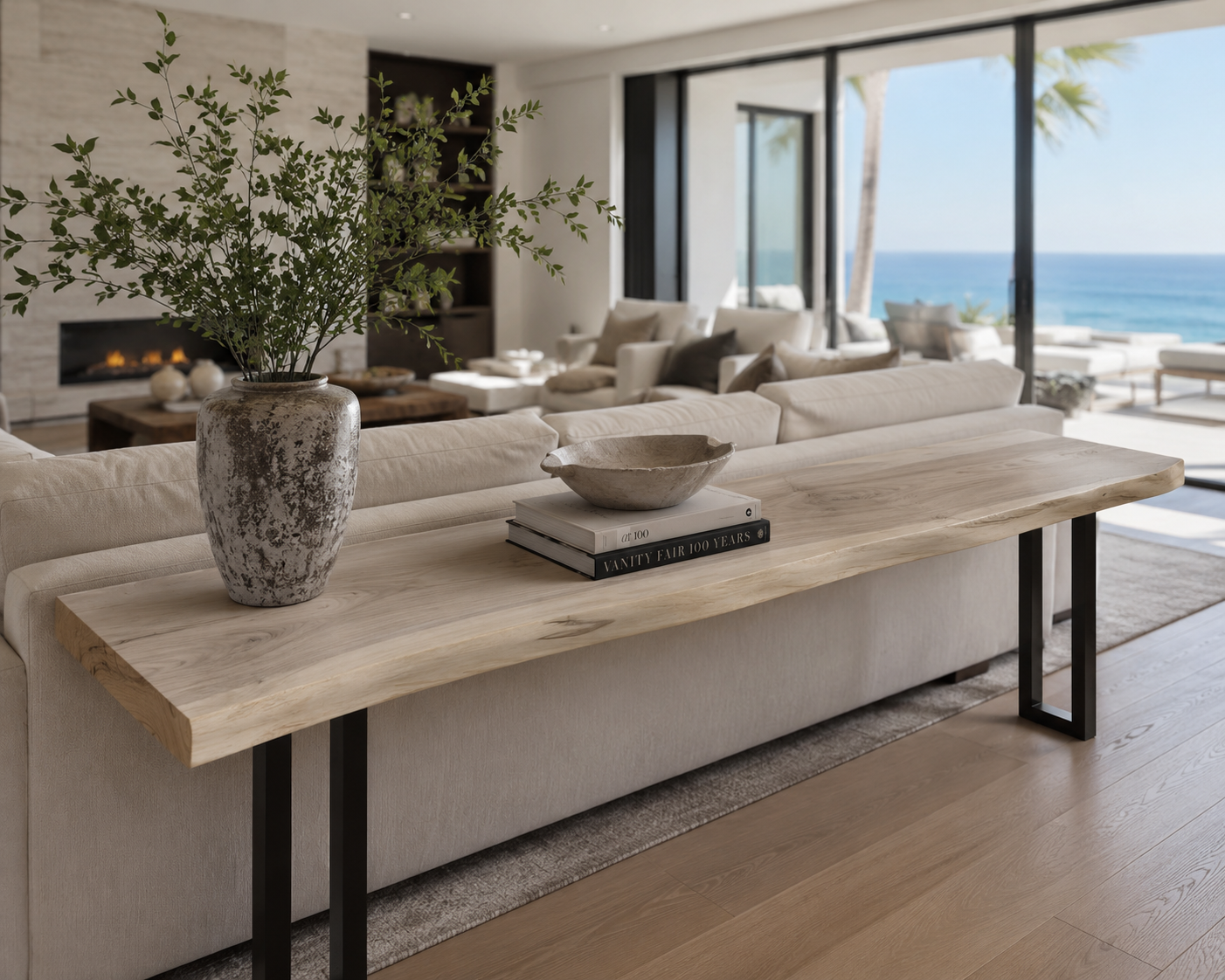 Custom Coastal finished Sofa console.PNG
