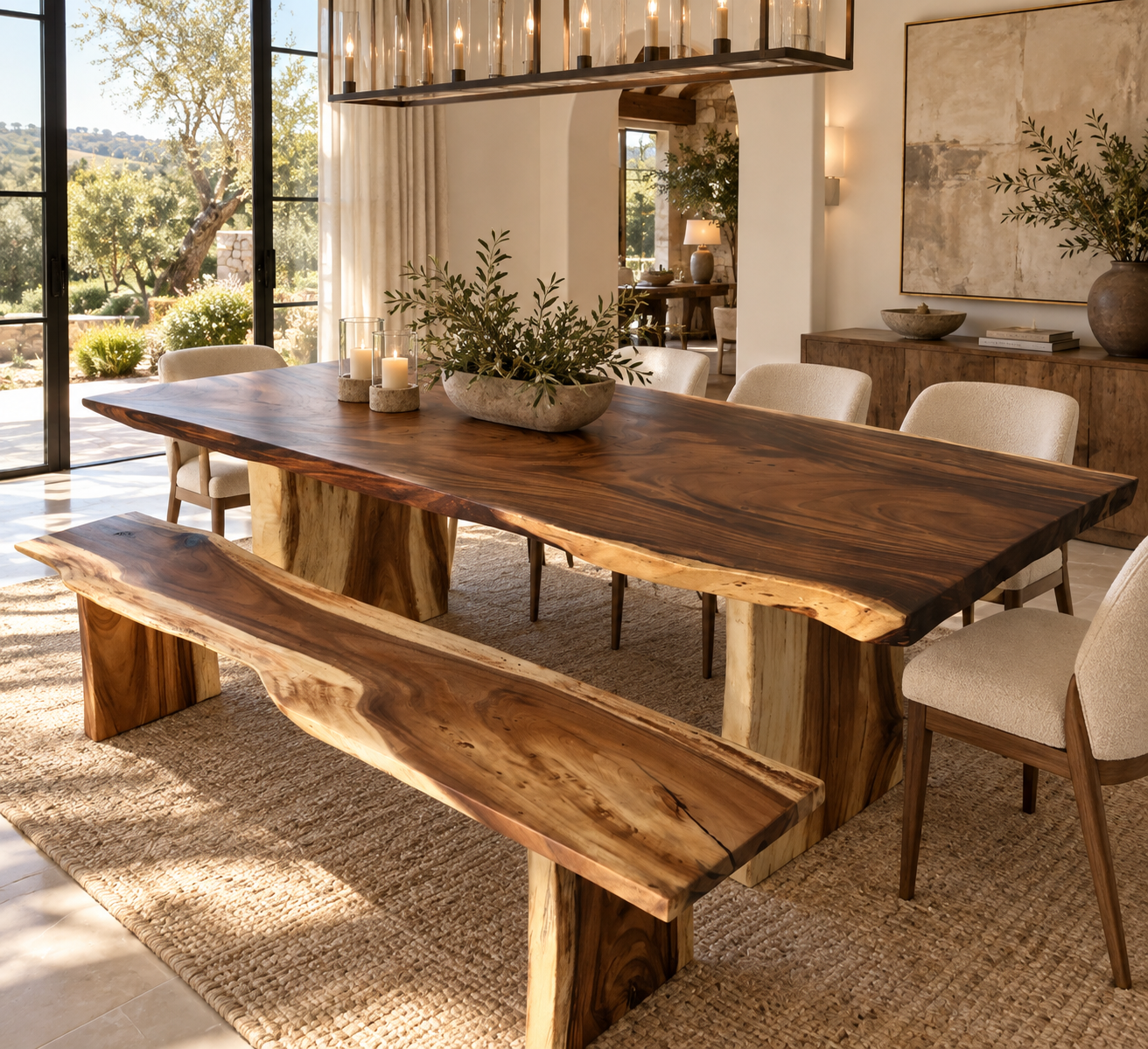 Single-Slab vs. Multi-Slab Live Edge Tables: Which Is Right for Your Space?