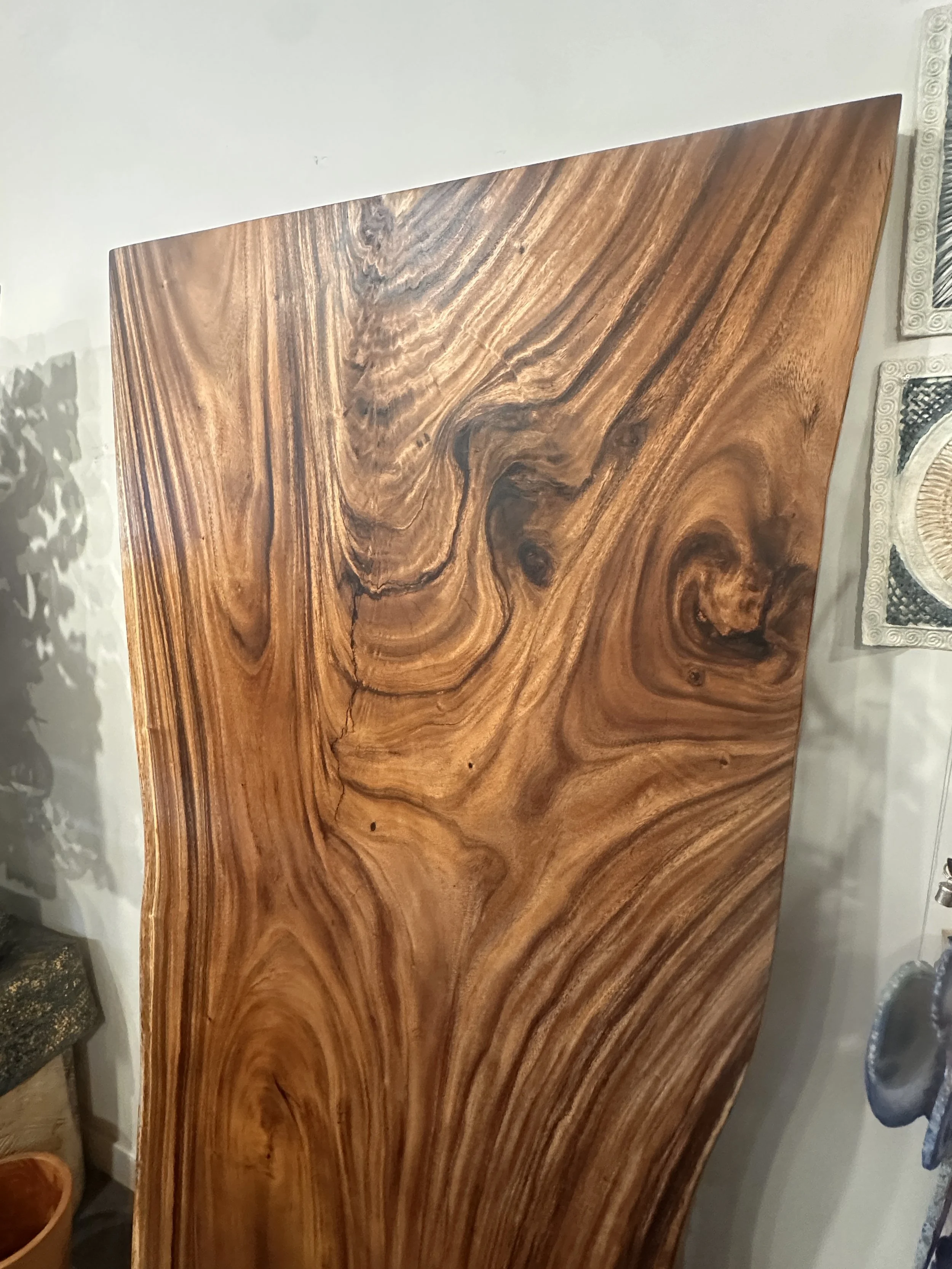 Custom Live Edge Acacia Dining table 72" long.JPG