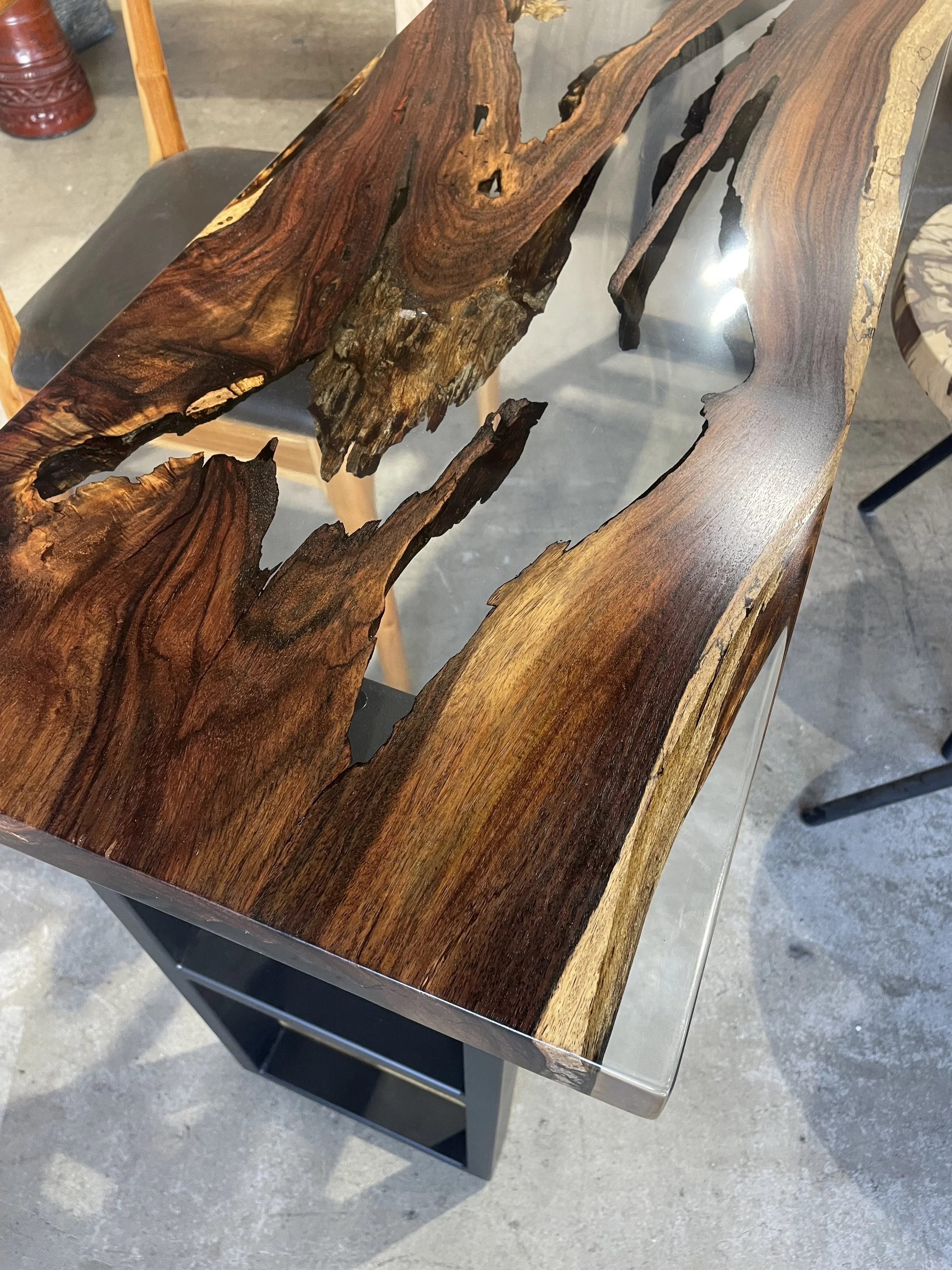 Rare Rose Wood Console