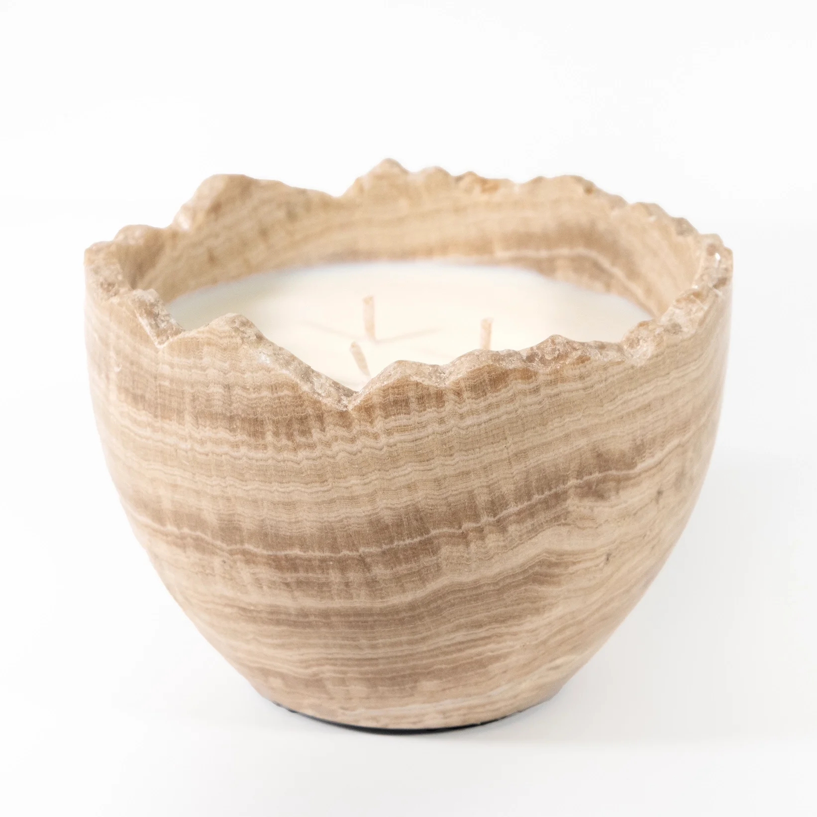 Travertine bowl candle.webp