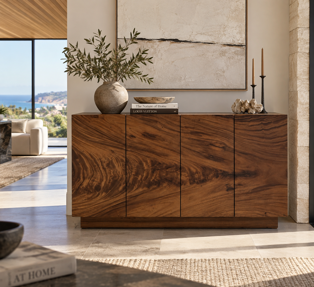 Custom Acacia Credenza.PNG