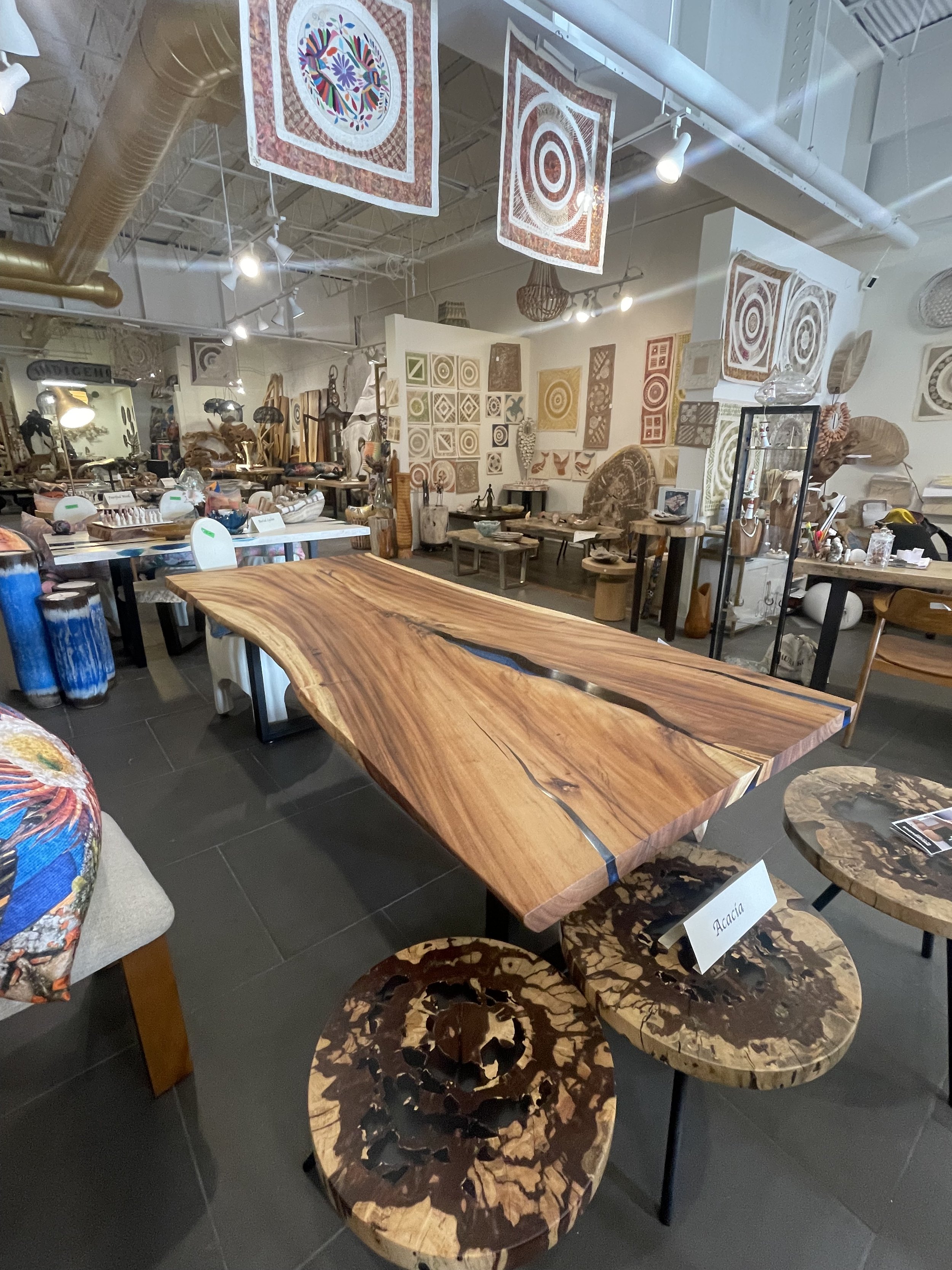 Live edge modern table with epoxy blue resin.jpeg