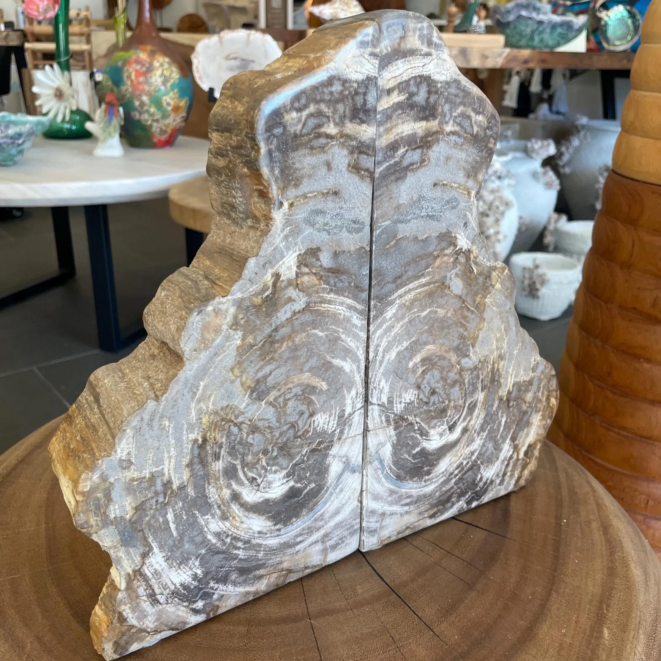 petrified bookends - gray .webp