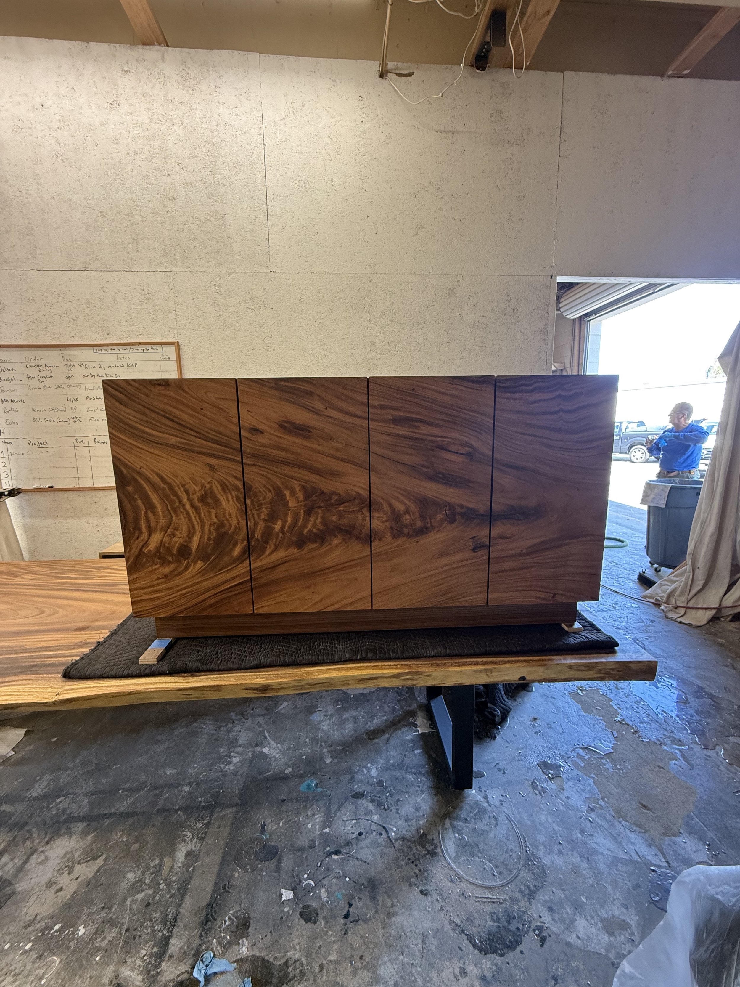 Side view if custom Acacia Credenza.jpeg