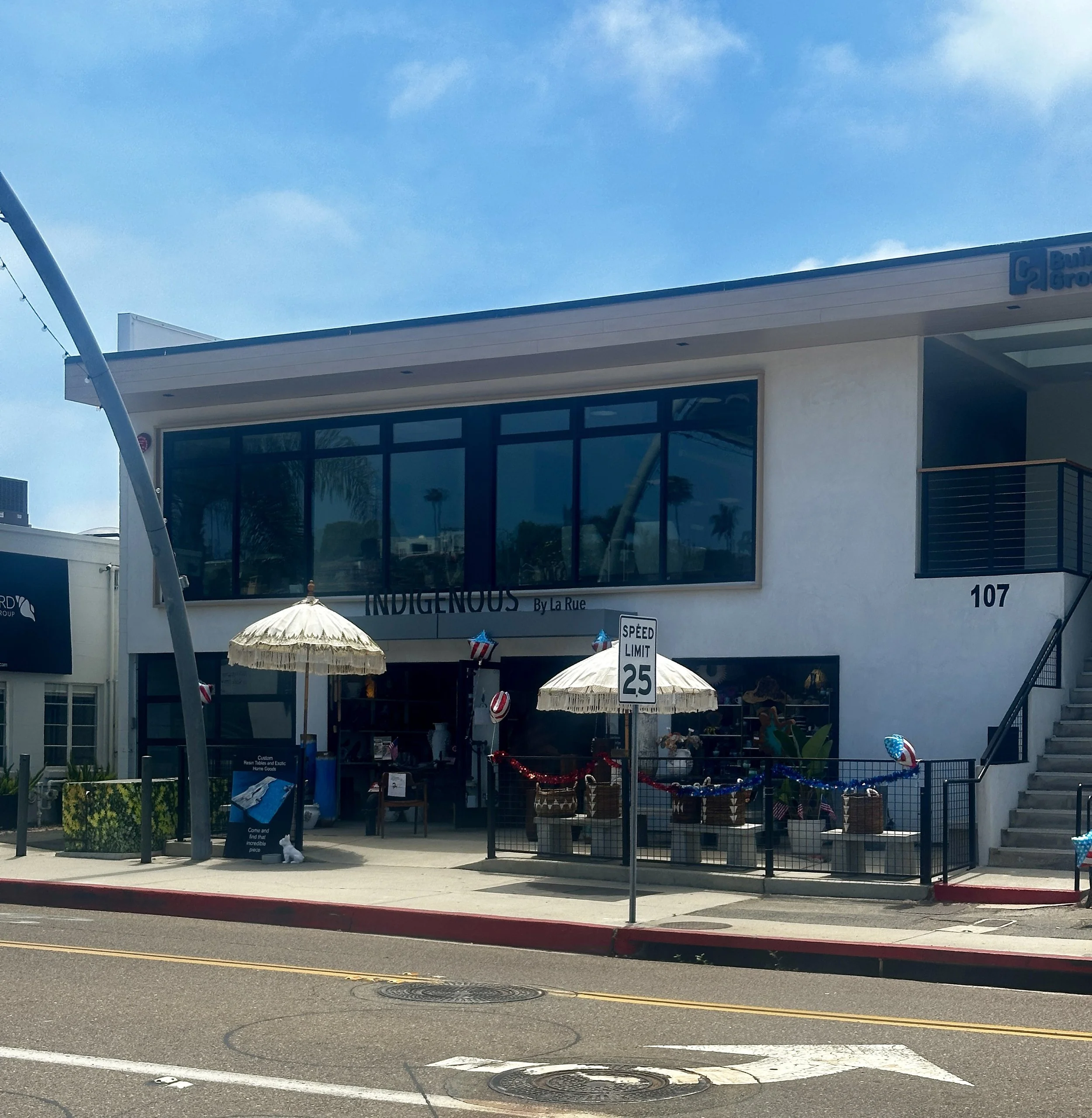 Indigenous by La Rue custom furniture showroom in Solana Beach, California