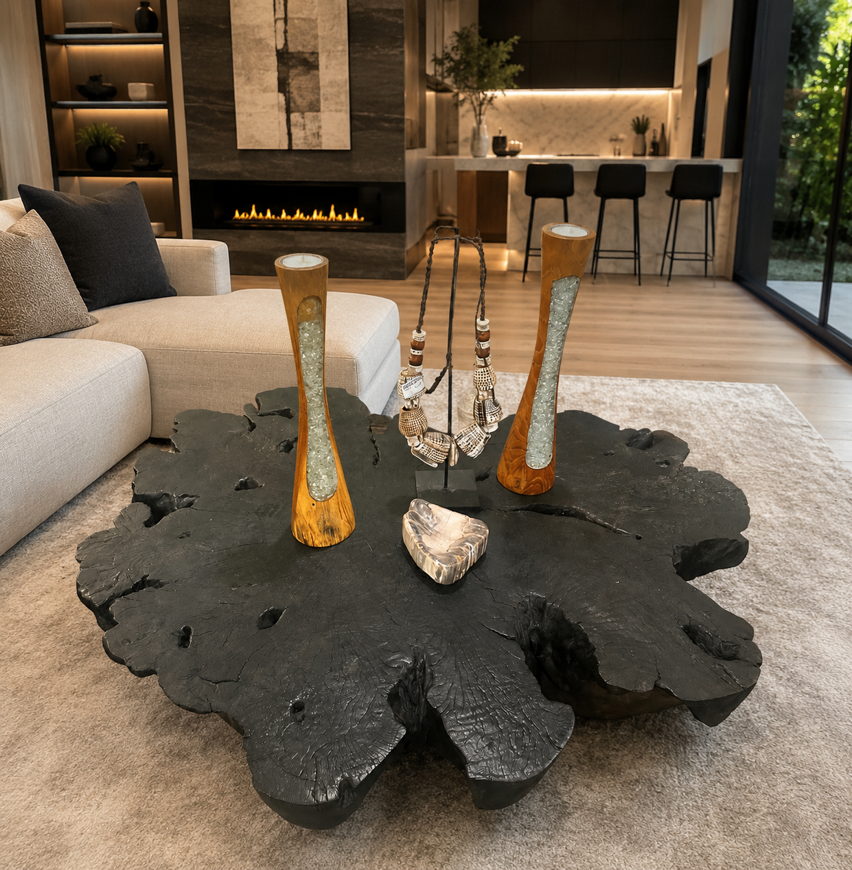 Lychee Shou Sugi Ban Coffee Table