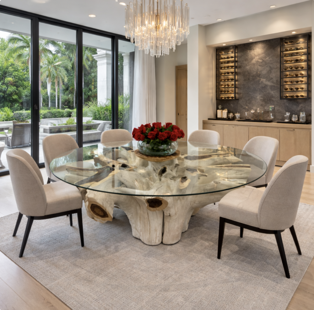 Rosewood Root Dining Table