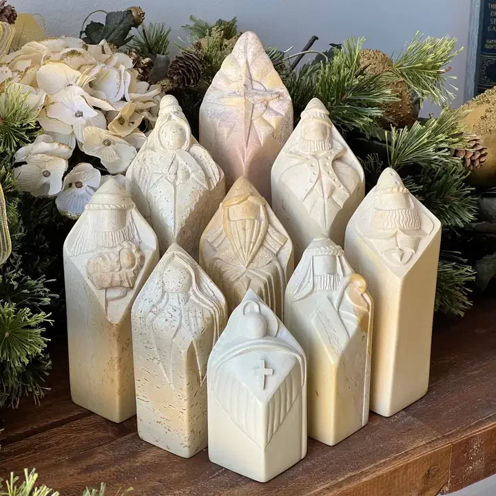 Nativity Soapstone Sculpture