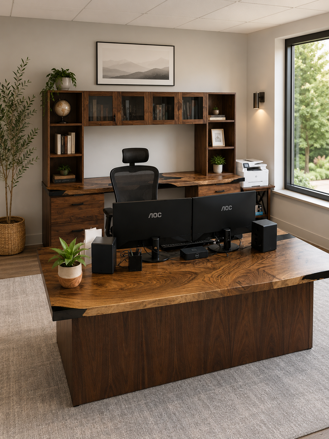 CUstom Cabinet and Desk.PNG