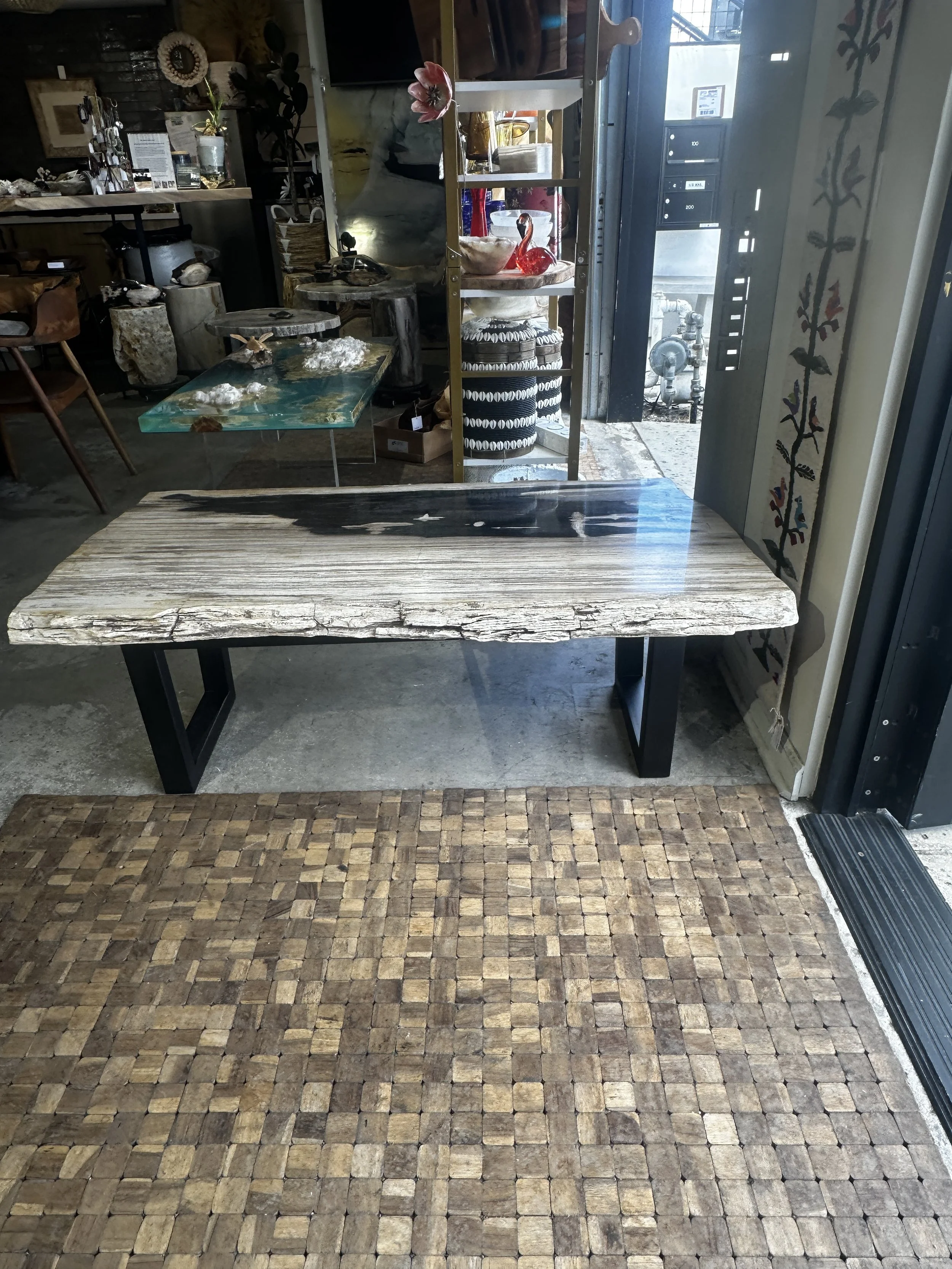 petrified coffee table 3 inches thick.JPG