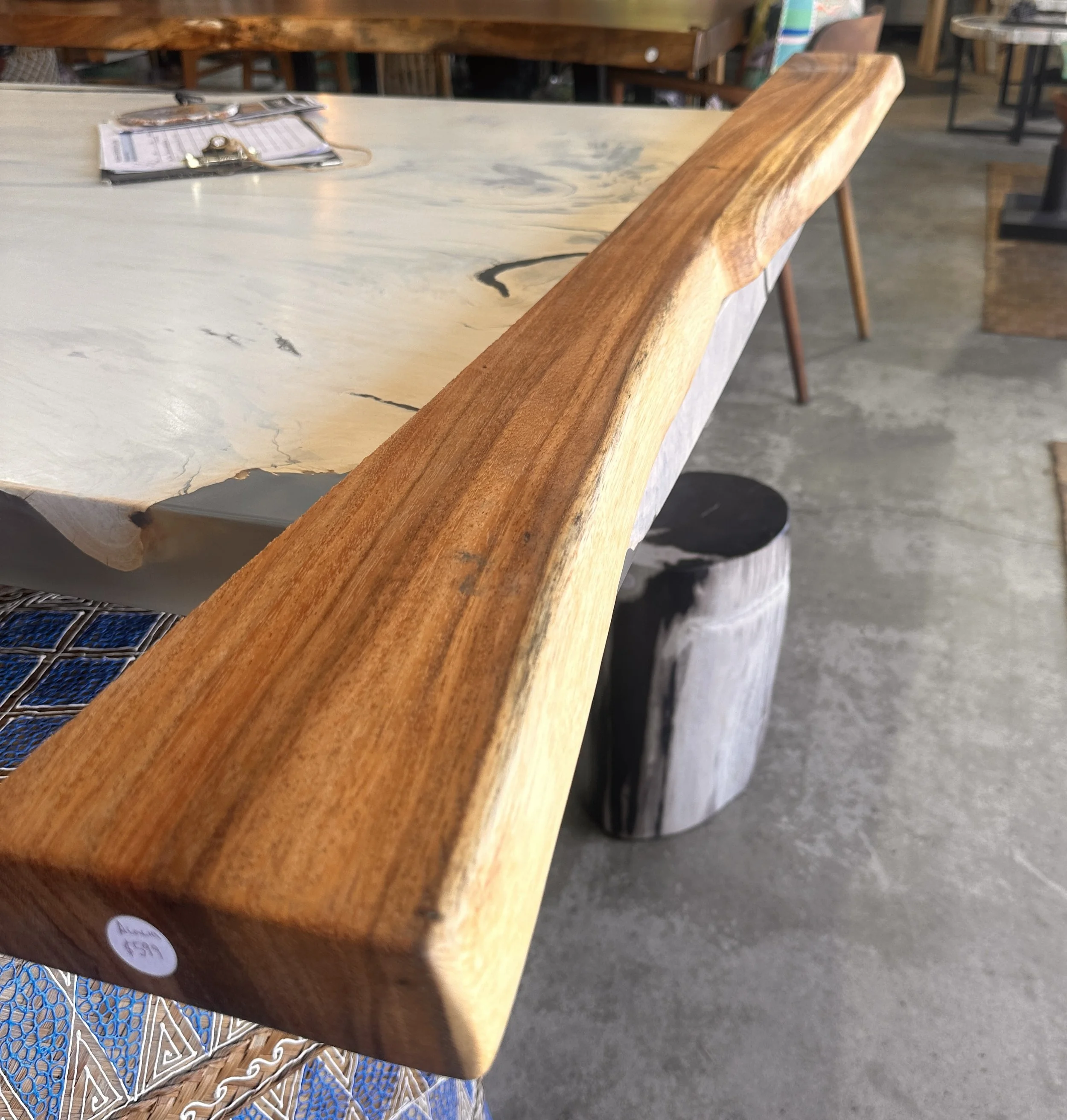 Custom Acacia mantle.JPG