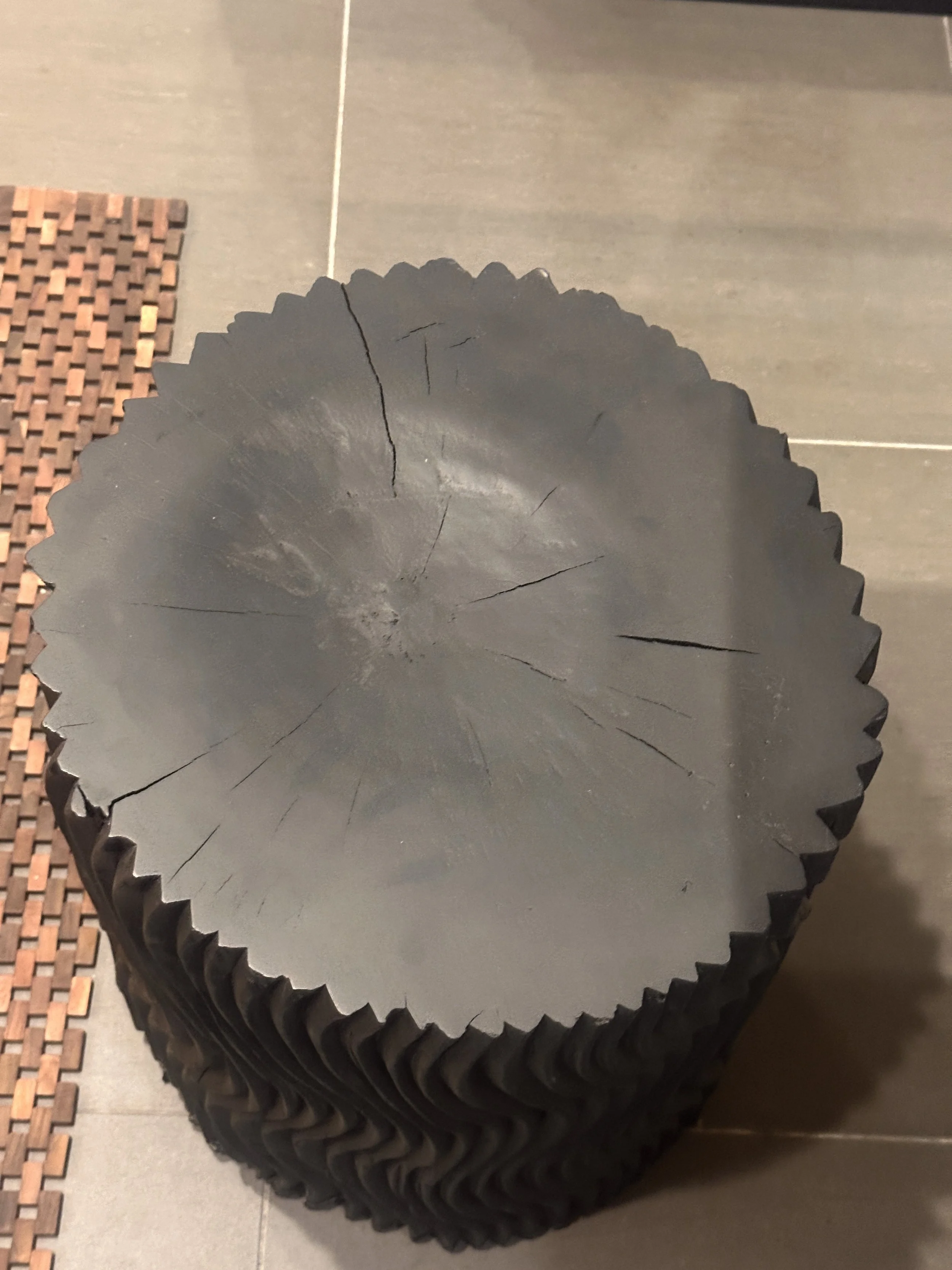 Spiral Black end table.JPG