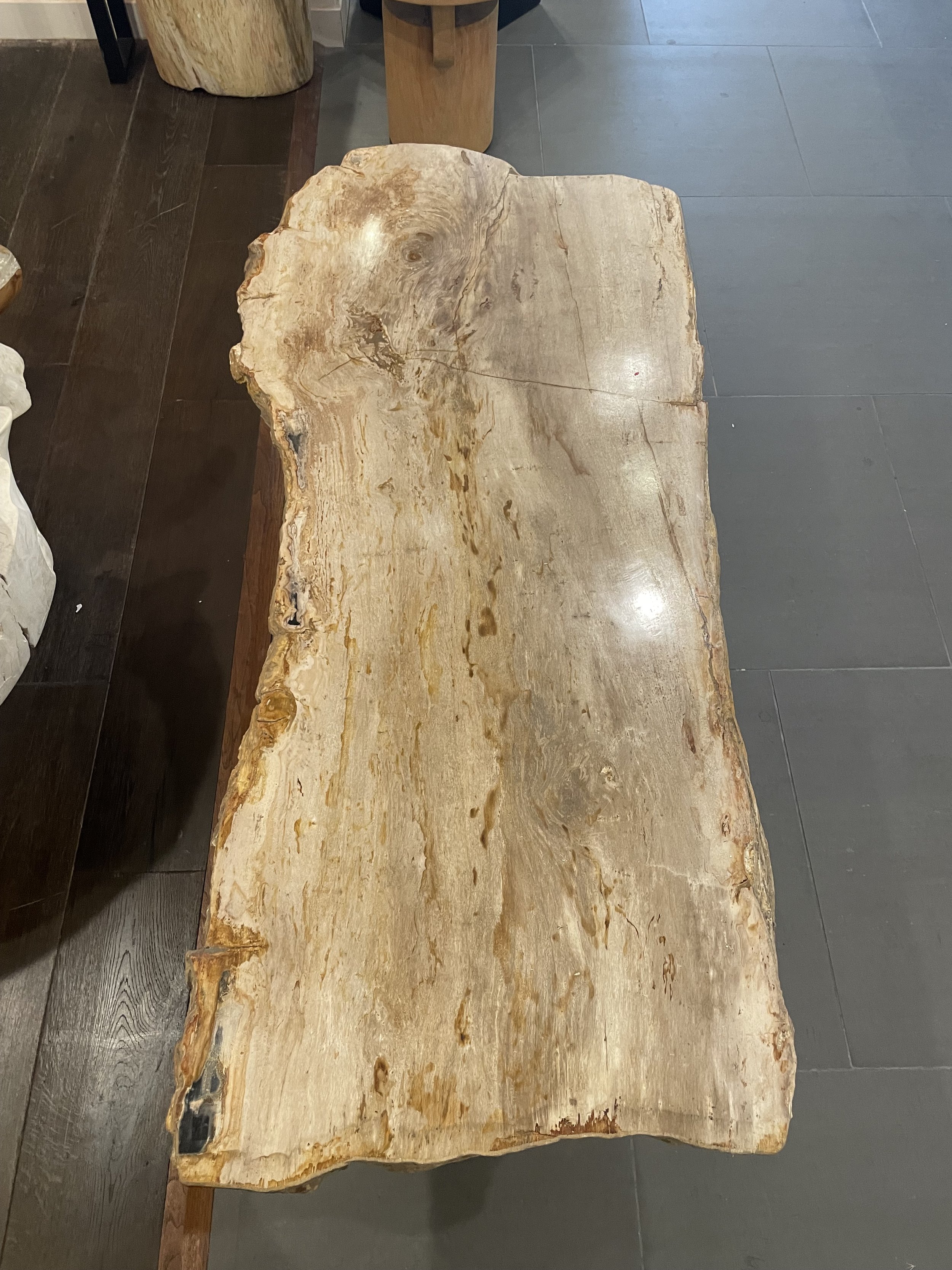Custom Petrified Coffee table.jpeg