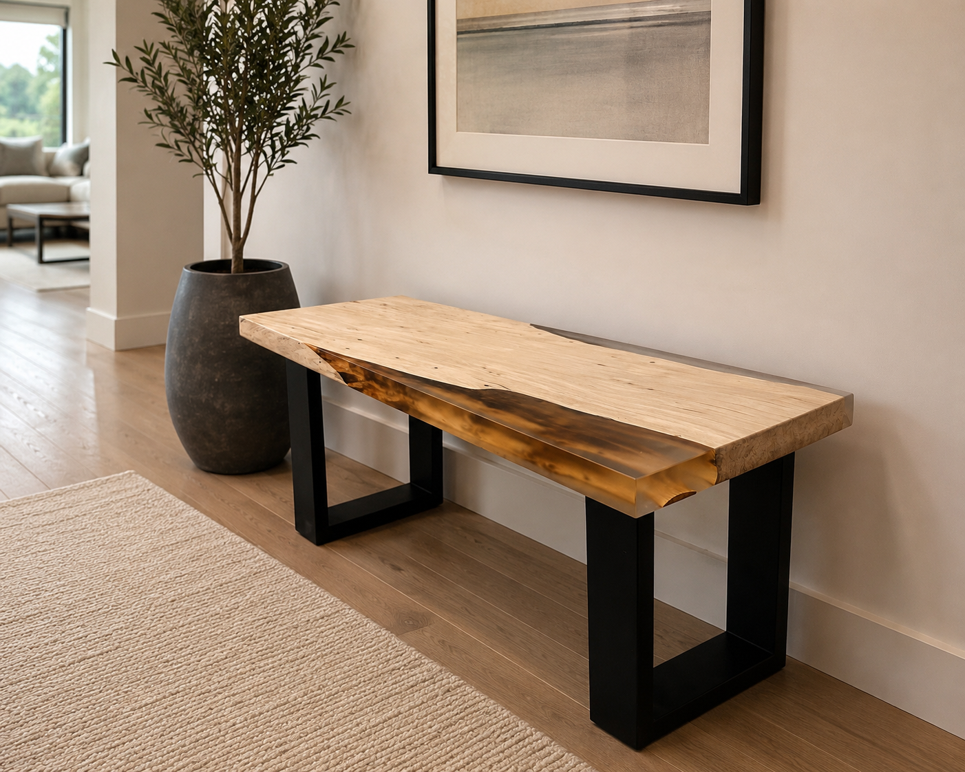 Small Bench - Tamarind Wood