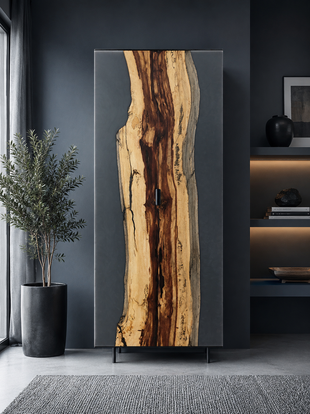 Custom Vertical Cabinet in dark space.PNG