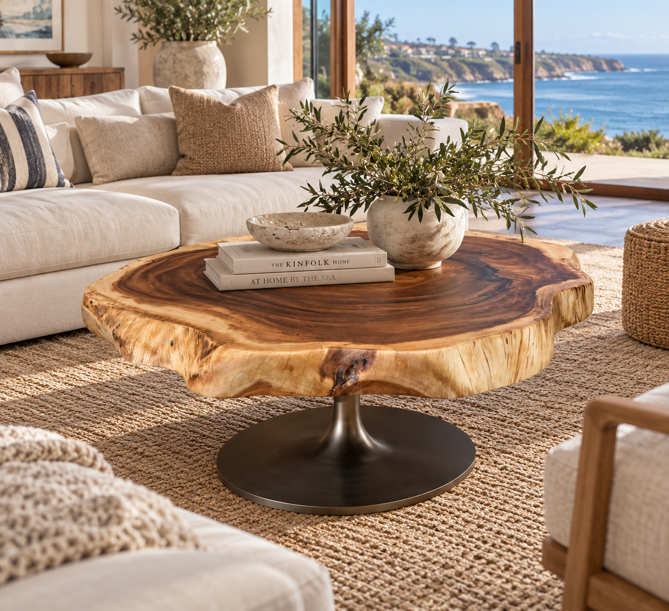 Round Live edge coffee table in home.PNG