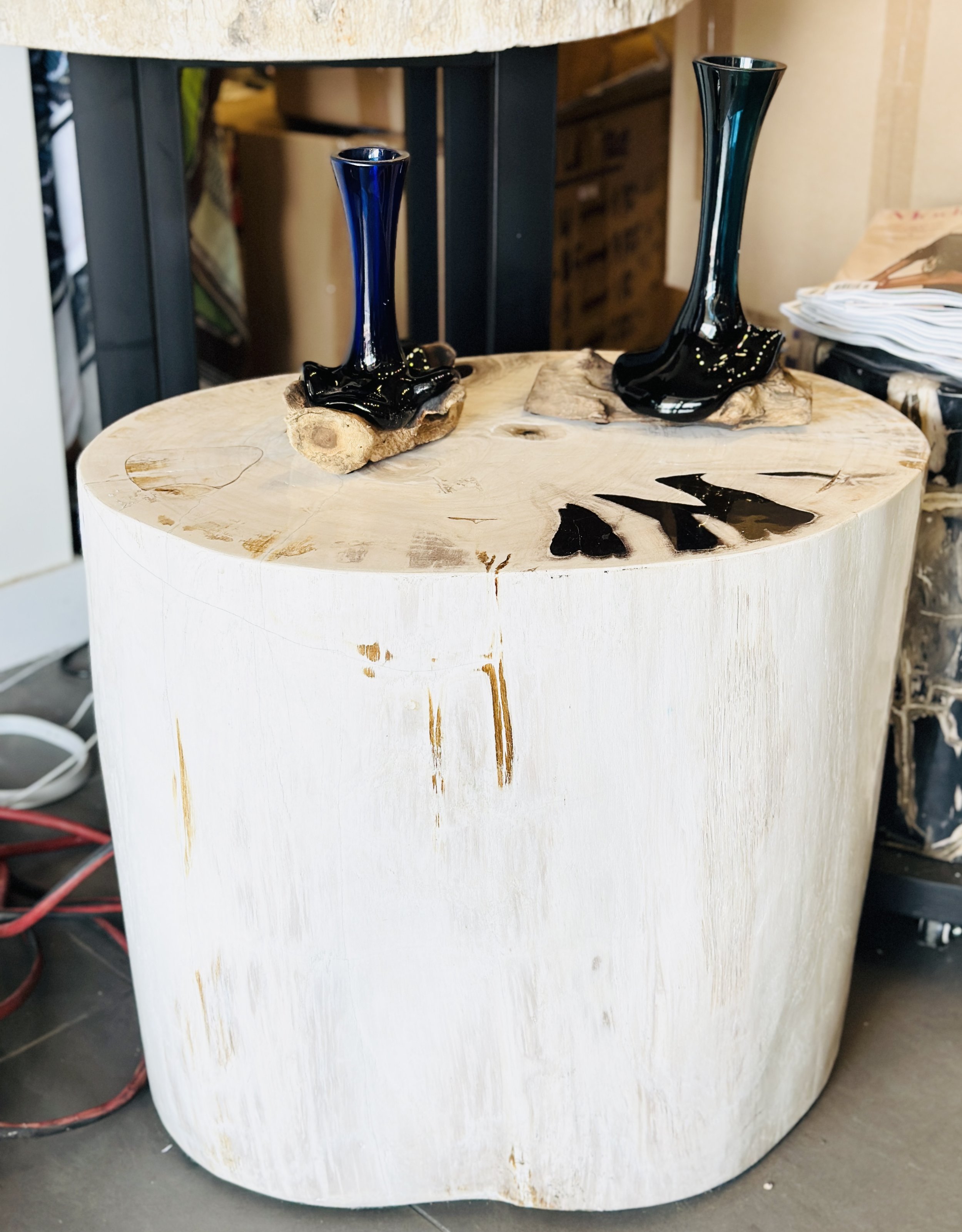 Large Petrified Stump/Coffee Table