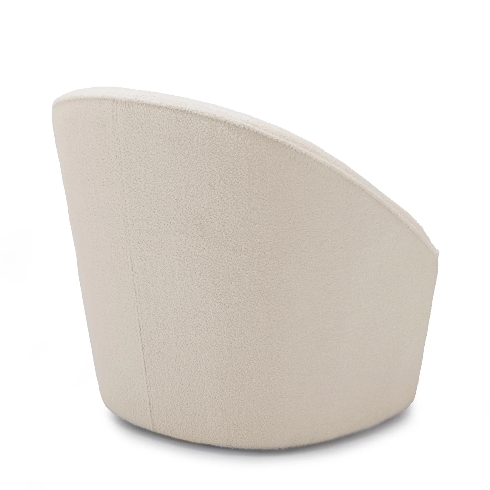 Boucle swivel chair back.webp