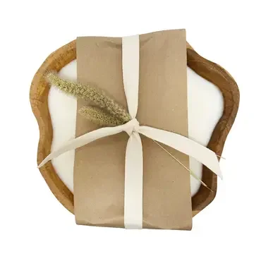Large Teak Organic Bowl Candle Packaging.webp