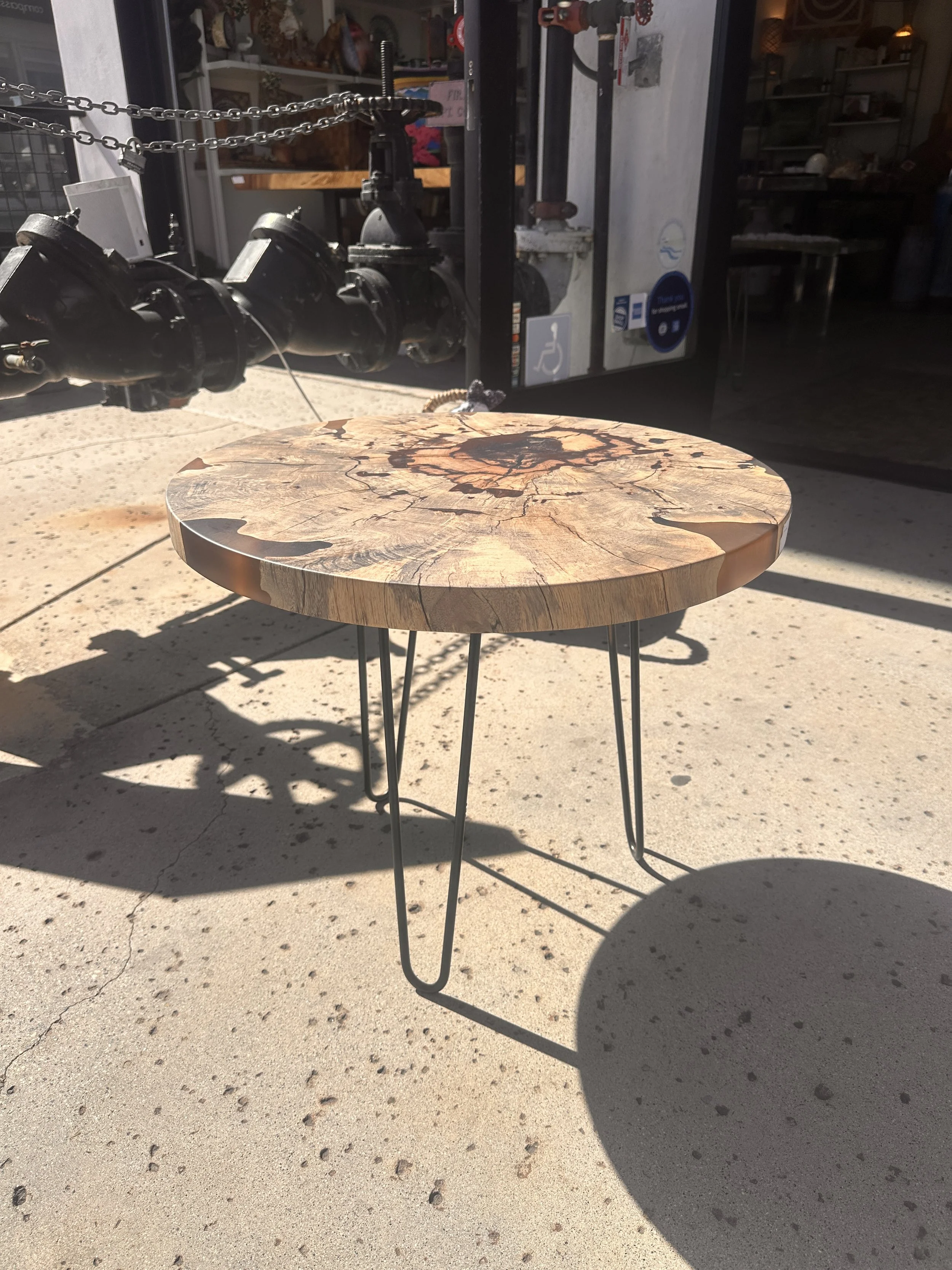 End Table of Tamarind 22" champagne resin.JPG