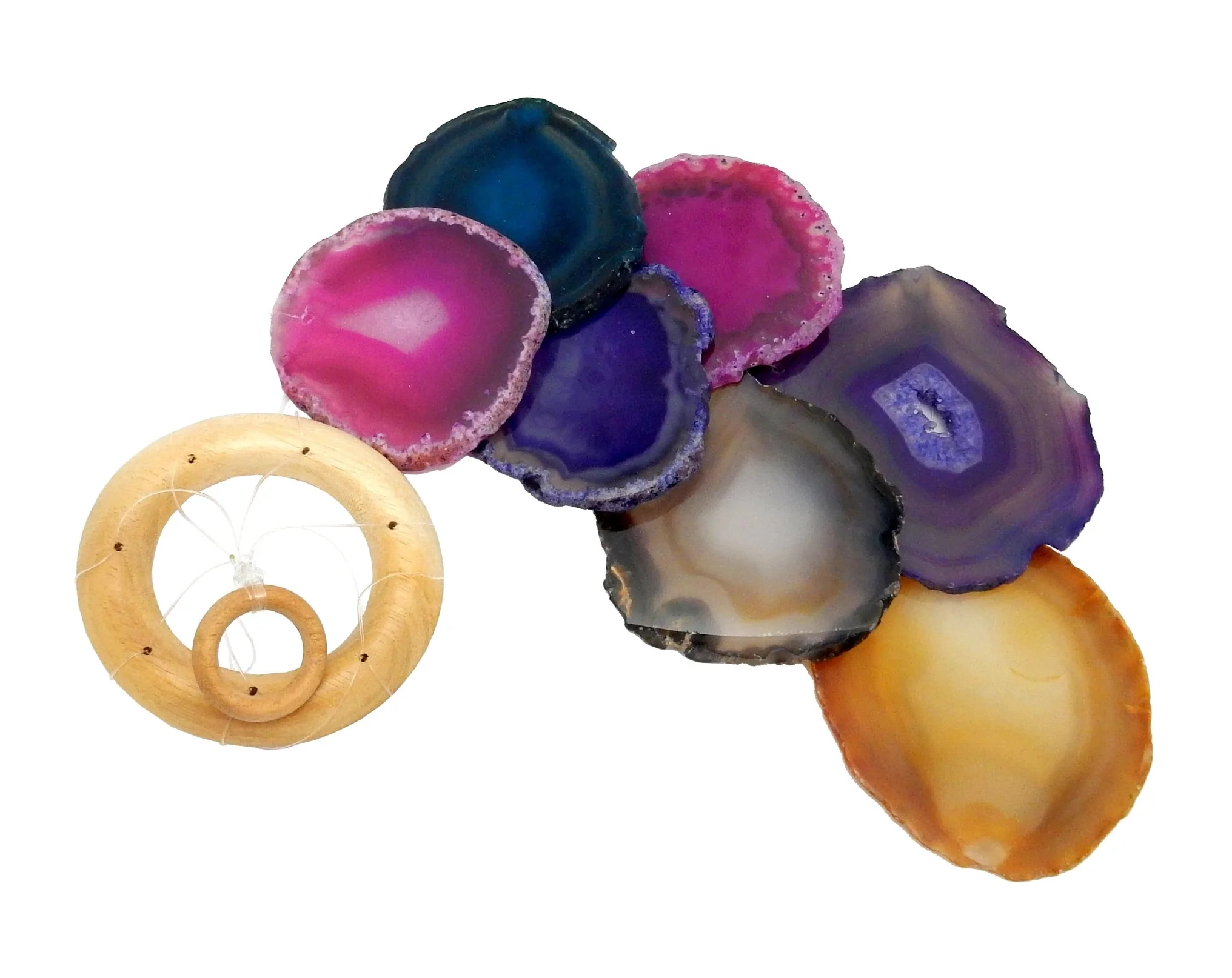 Multicolored Crystal Agate Windchime.webp