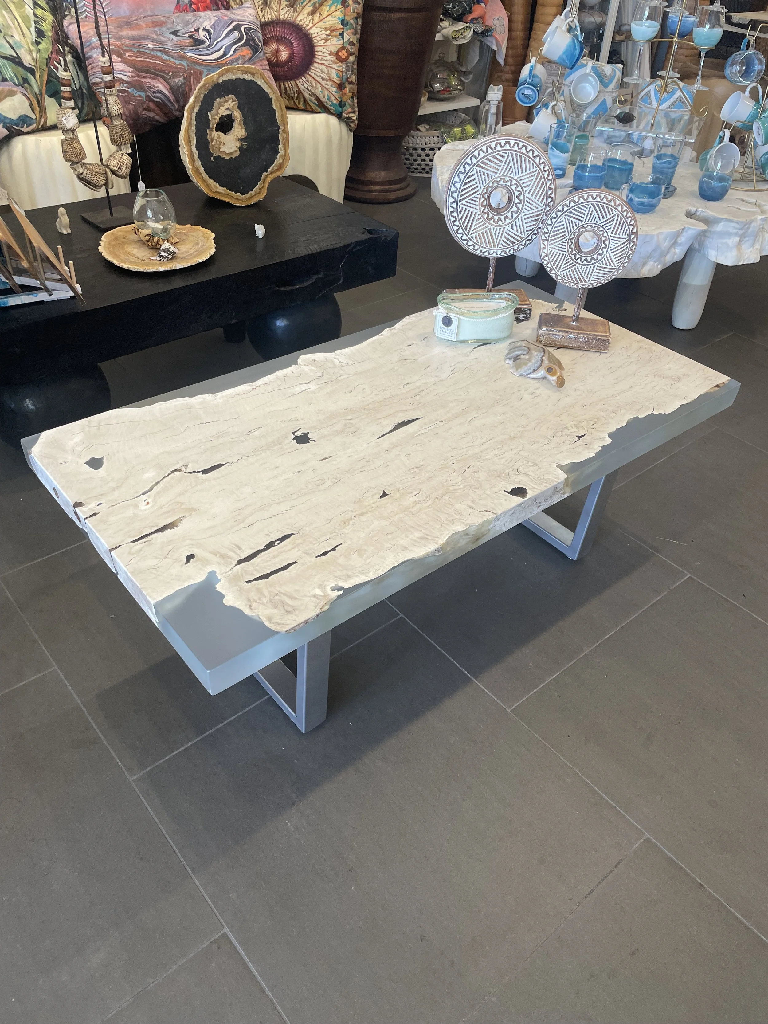 White lychee encased in semitransparent resin.jpeg