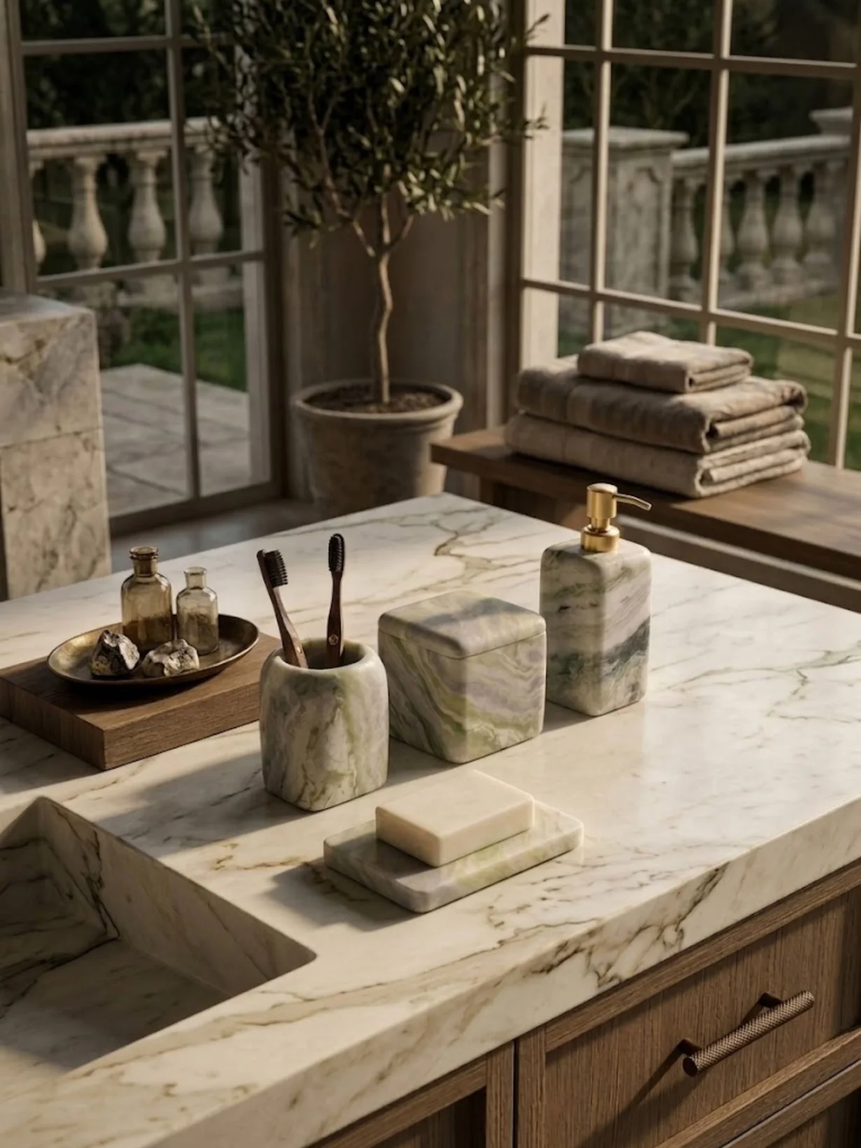 Green Onyx  bathroom set.webp