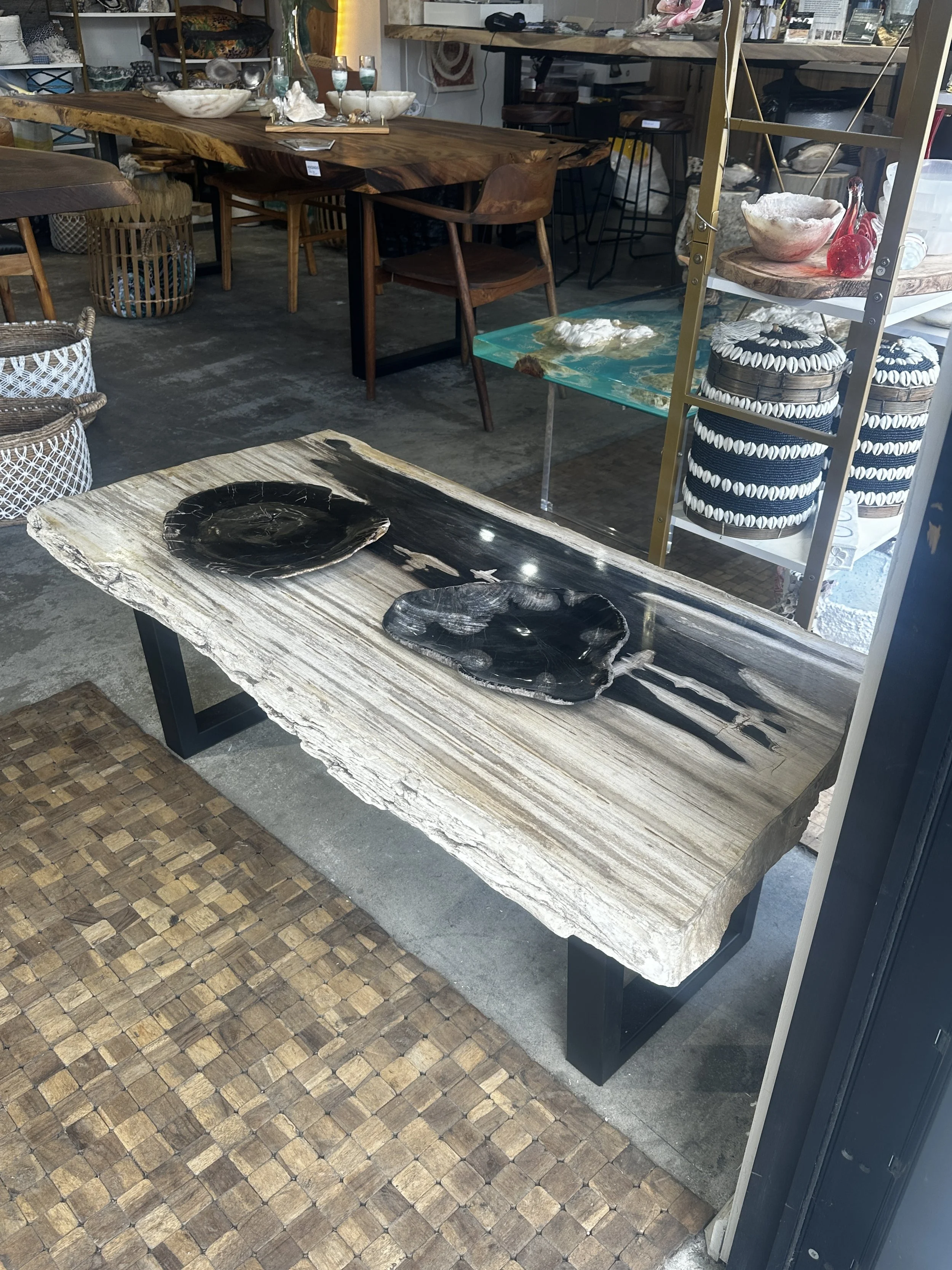 texture petrified coffee table.JPG