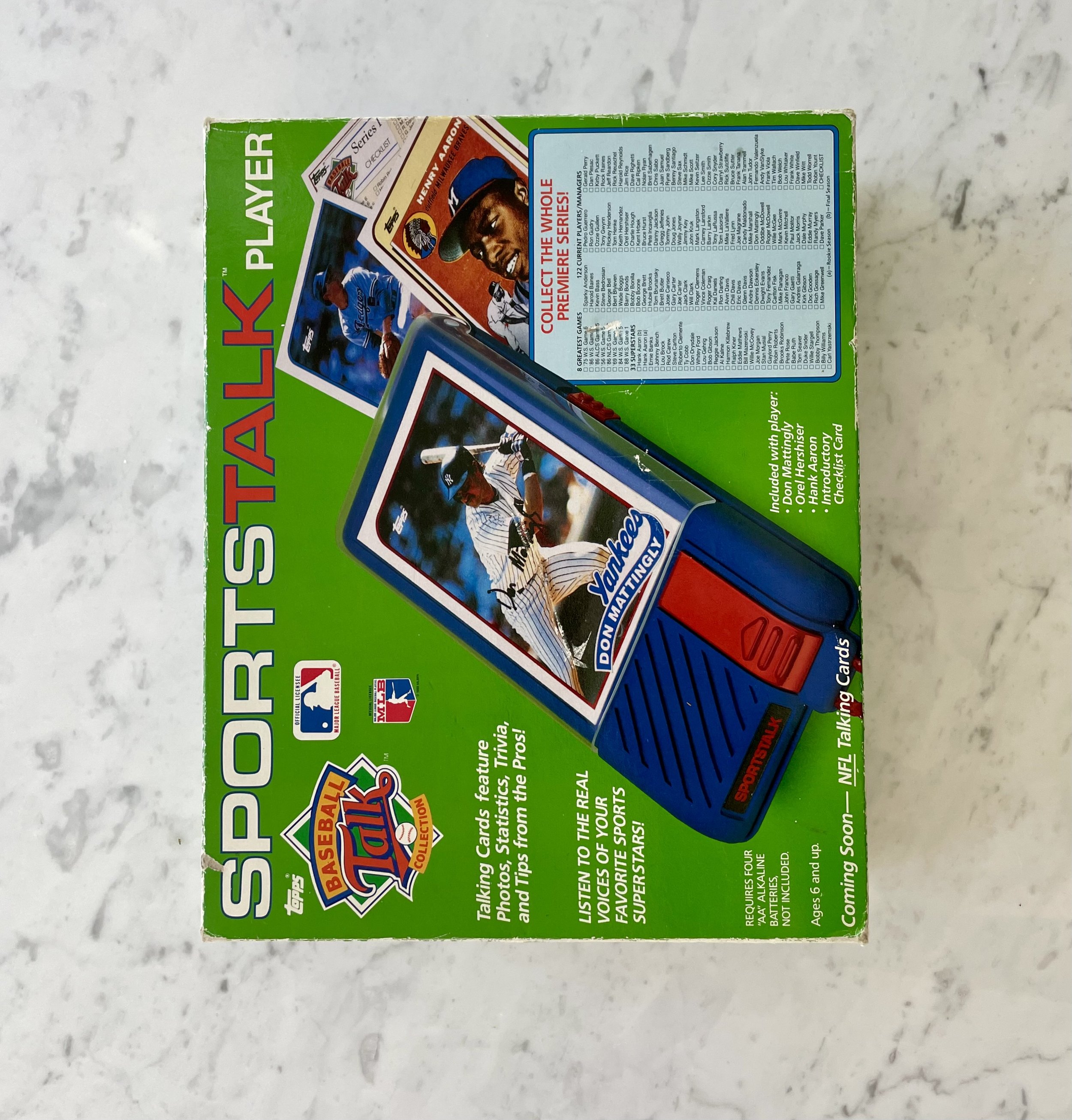 1989 Topps MLB Sports Talk Player — Past Prime