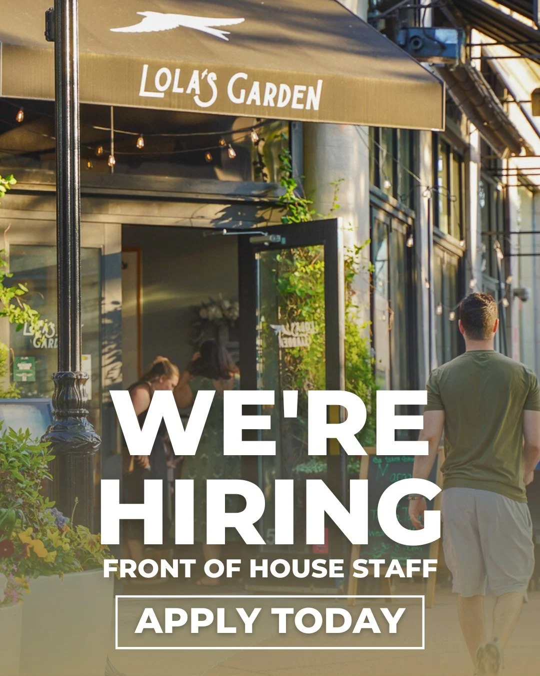 Step into a workspace designed for connection 🌼 
From our recycled natural materials to our comfortable, living-room-inspired seating, Lola's Garden is Ardmore's favorite eclectic escape. We&rsquo;re looking for passionate hospitality pros&mdash;inc