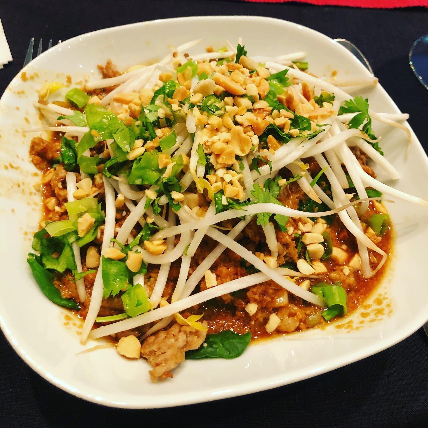 Sorry...it was just too pretty not to post #anotherfoodpost #yum #tantannoodles #dinnertonight