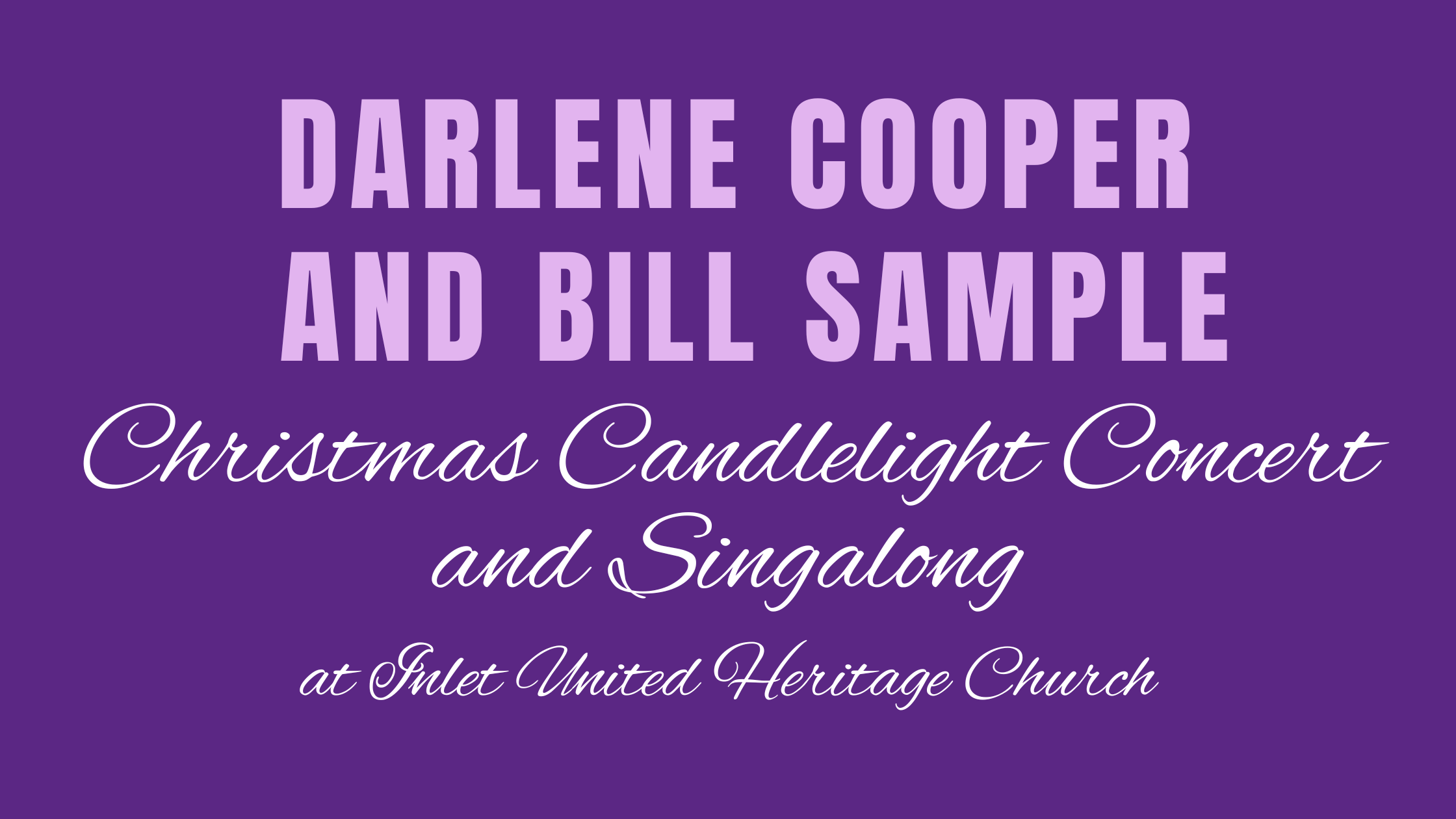 Cozy Christmas Candlelight Concert and Singalong