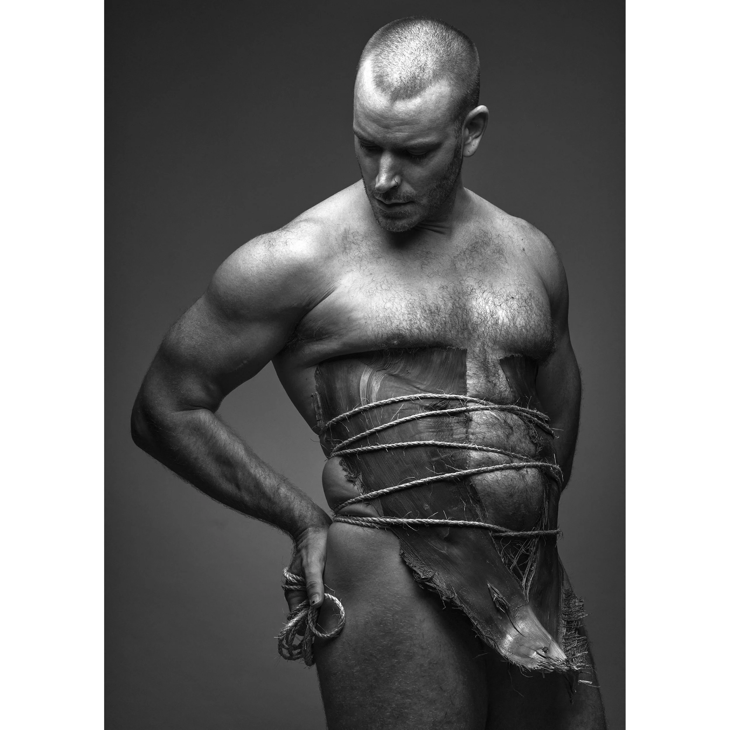 Self-portrait - "Palm Frond II"