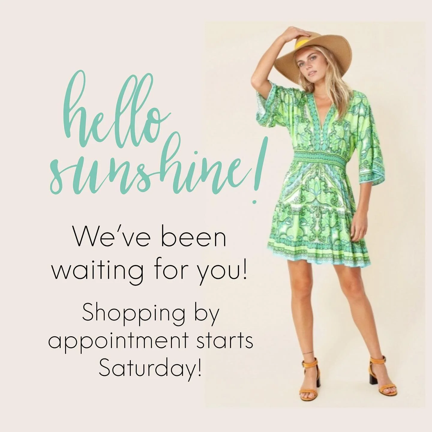 We&rsquo;re absolutely thrilled to start seeing our clients again! ☀️

Text or call 416-509-7560 to book your in-store shop Monday through Saturday! 💛

#welcomeback #summerstyle #shopinstore #supportlocal #fashion #style #shopdurham #shopping #local