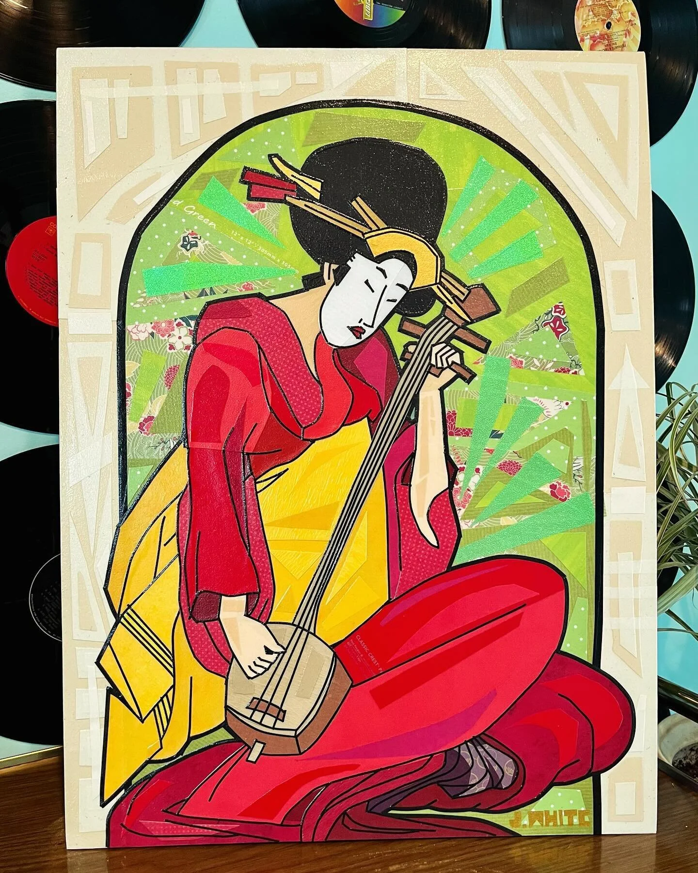 ANYWAY, HERES WONDERWALL 🎶🎸✂️🎨
Composed entirely of cut paper on wood &bull; 18x24&rdquo;
.
.
.
.
.
#papercollage #paparart #paper #papercrafts #artofig #artofinstagram #artistsoninstagram #artgallery #artoftheday #artlover #cutandpaste #cutandpas