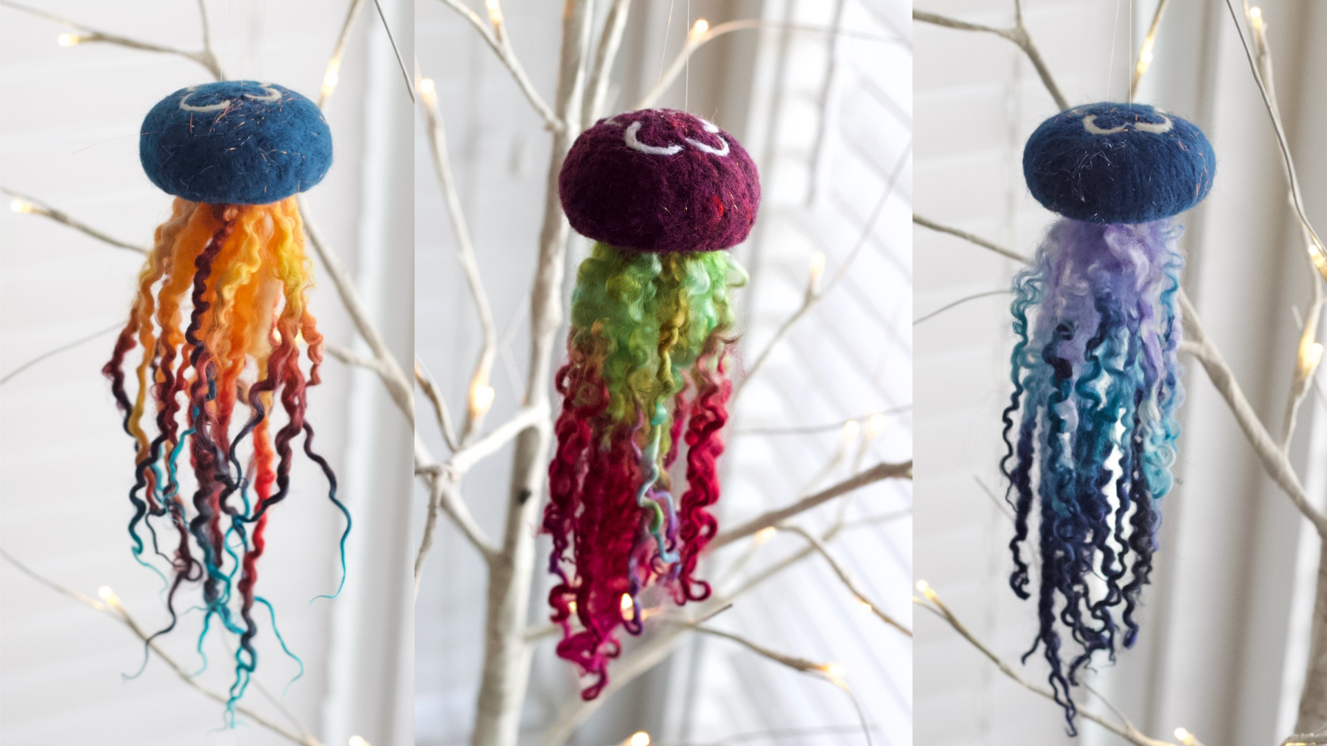 Needle Felting Class - Jellyfish