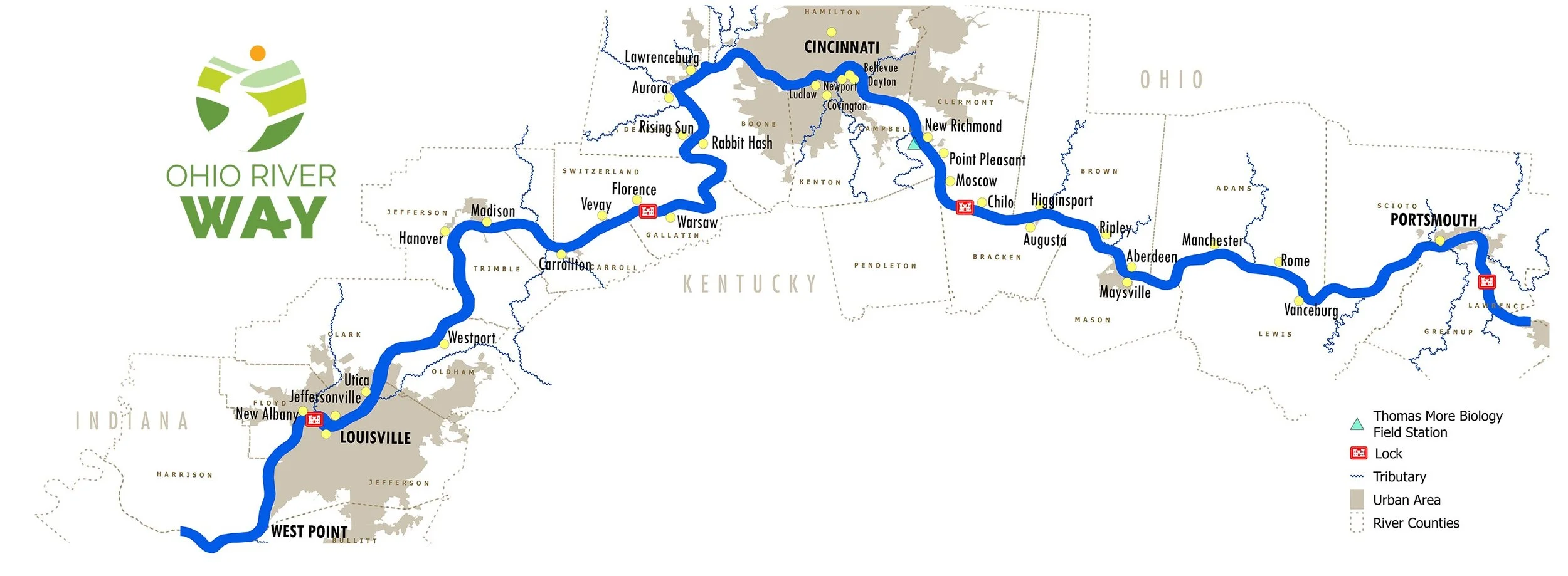 River Towns — Ohio River Way