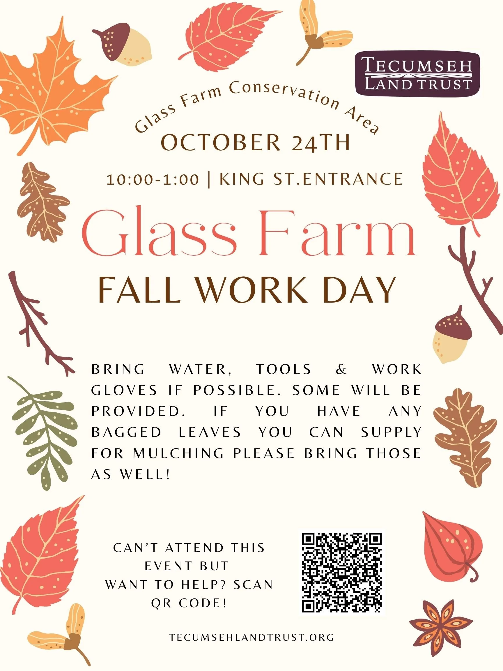 Glass Farm Conservation Area Fall Workday