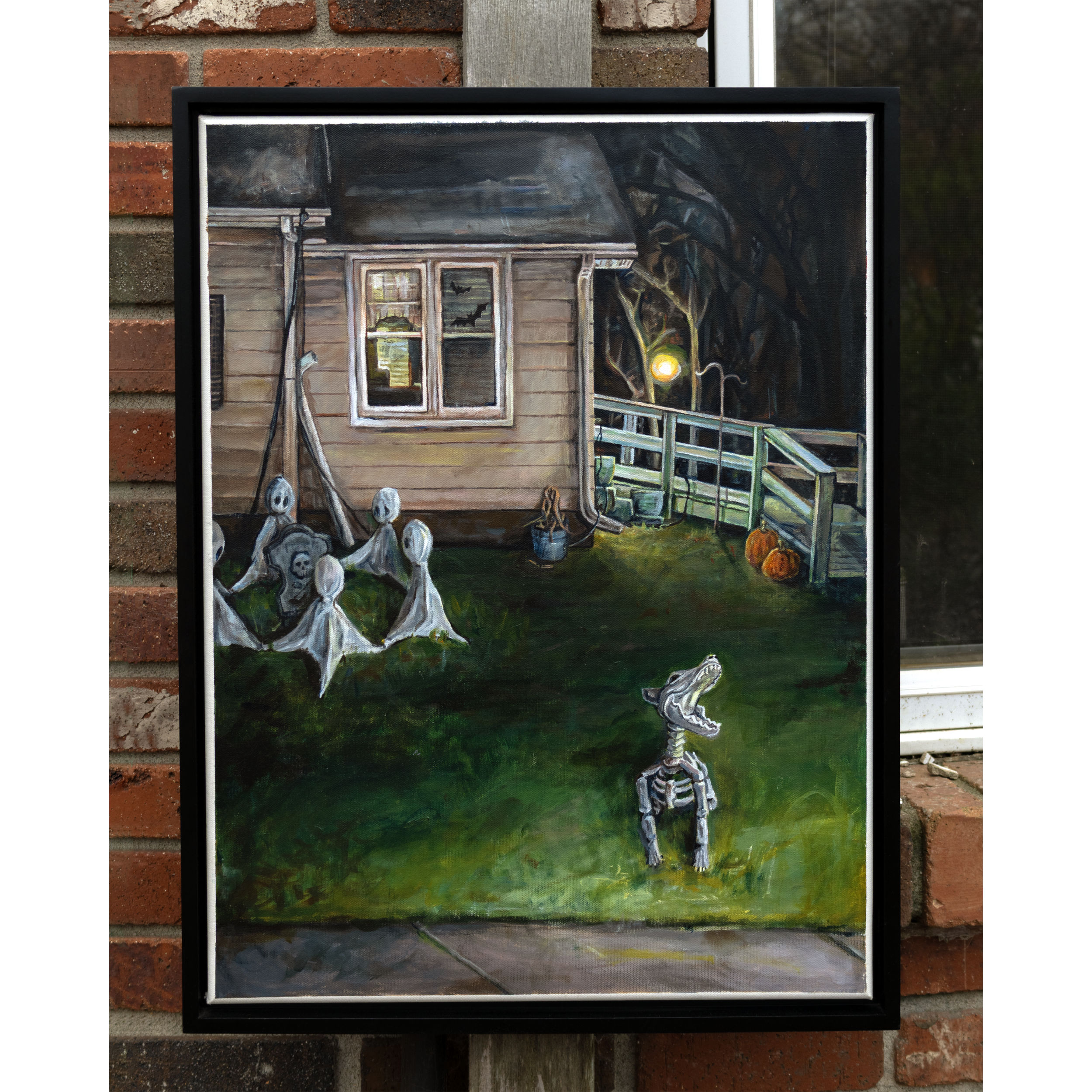 Halloween - November 1st, 2020, acrylic on canvas, 18"x24" ($860)