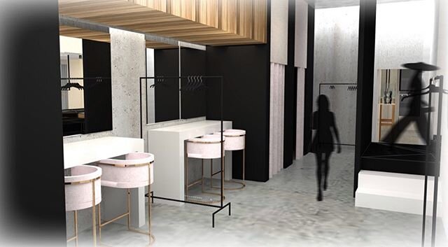 Project from last semester. Designed a luxury vintage clothing store for Greenwich Village. ID studio 3. #parsonsschoolofdesign #inspiration #parsonsproject #interiordesign #studio3 #rendering #fashion #student #nyc #parsons #rhino #chaosgroup