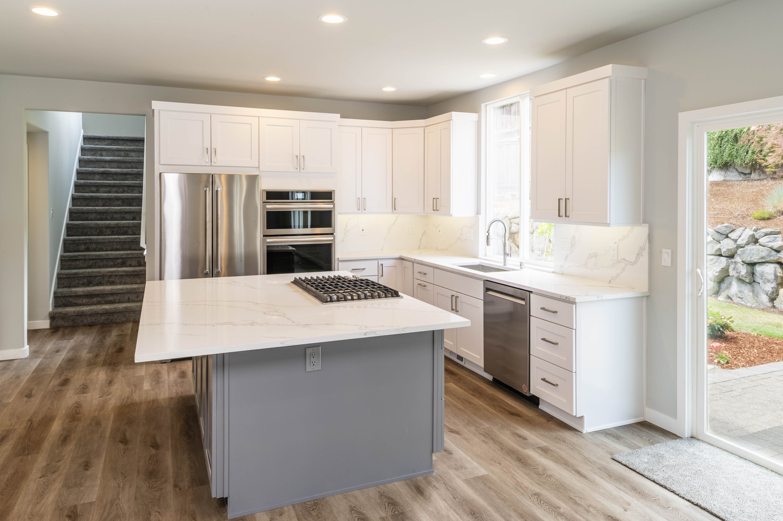 Stylish Airbnb rental photographed by Seattle photographer to highlight property features