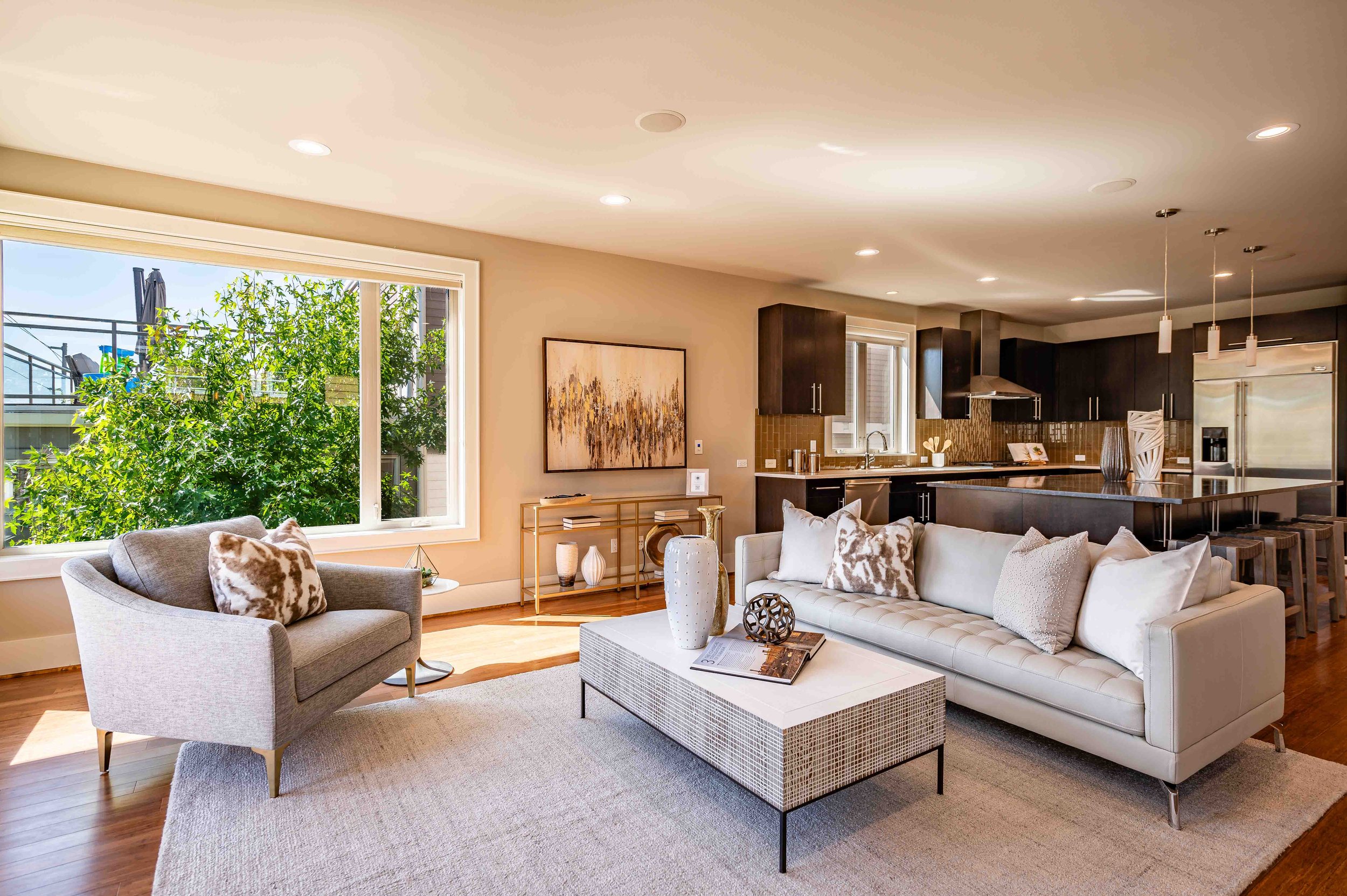 Professional real estate photography in Seattle highlighting property features
