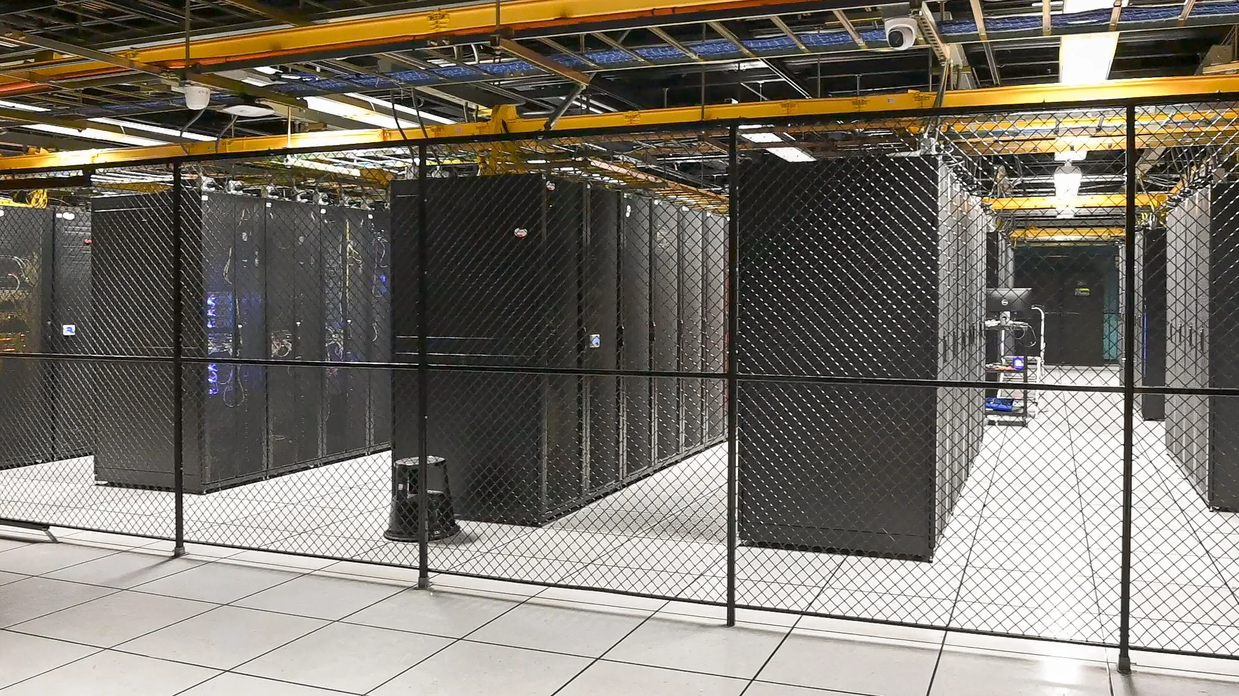 Professional data center photography capturing server room layout and colocation infrastructure for Seattle facility marketing