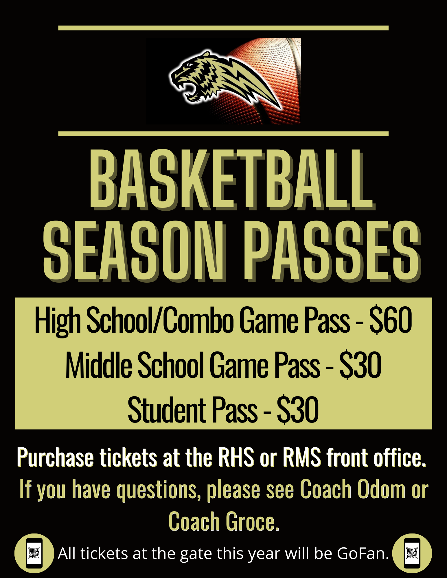 Basketball Season Passes — Russellville Athletics