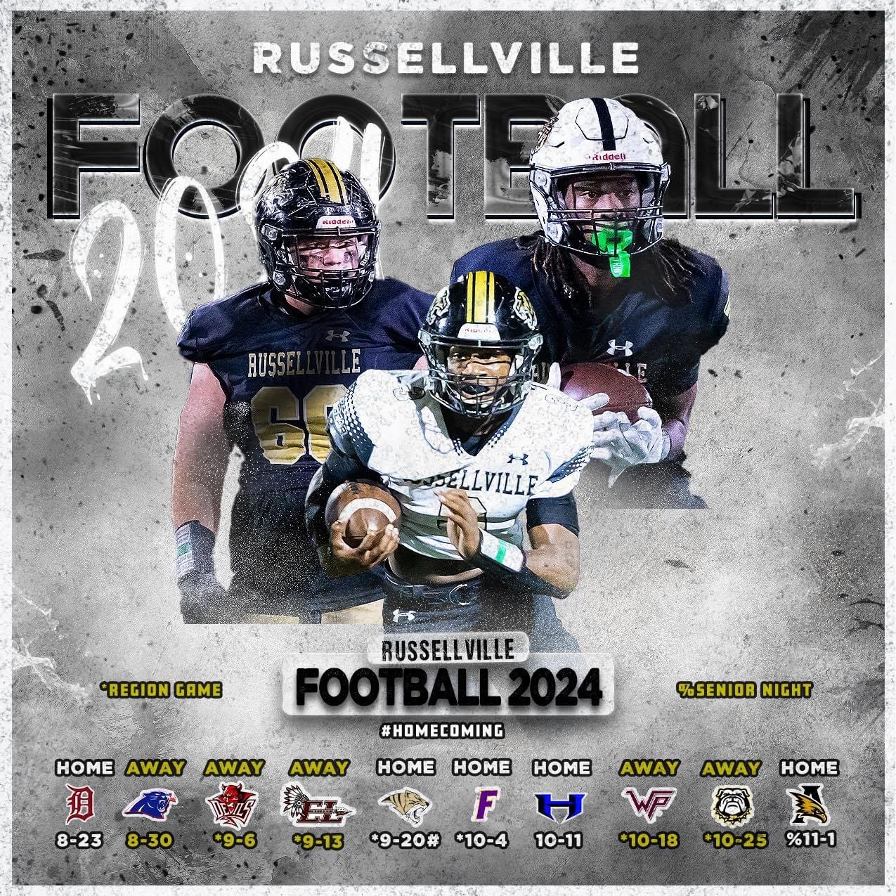 2024 RHS Football Schedule — Russellville Athletics