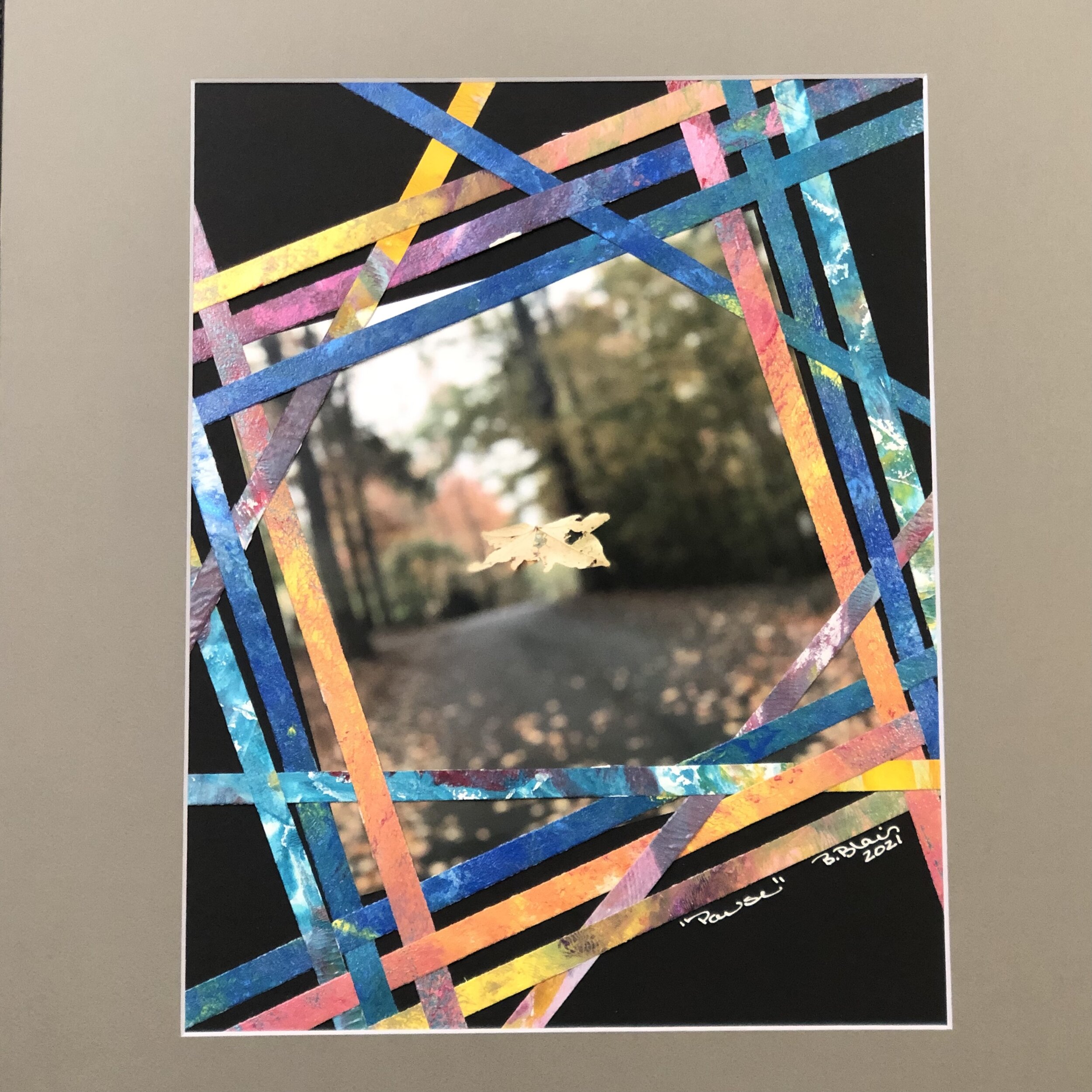 “Pause” 16x20 Mixed Media - Framed